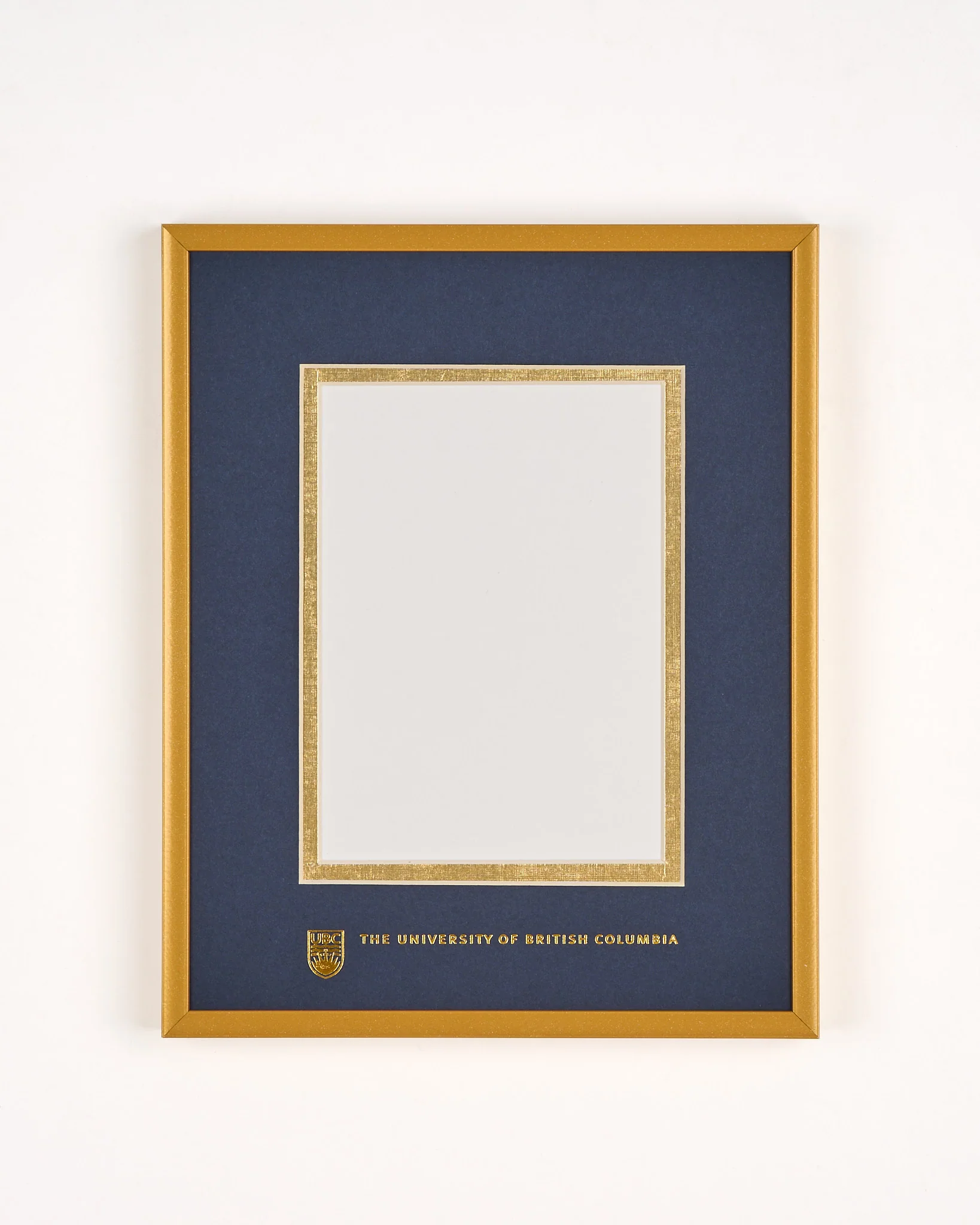 5X7 UBC Gold Metal Photo Frame Small