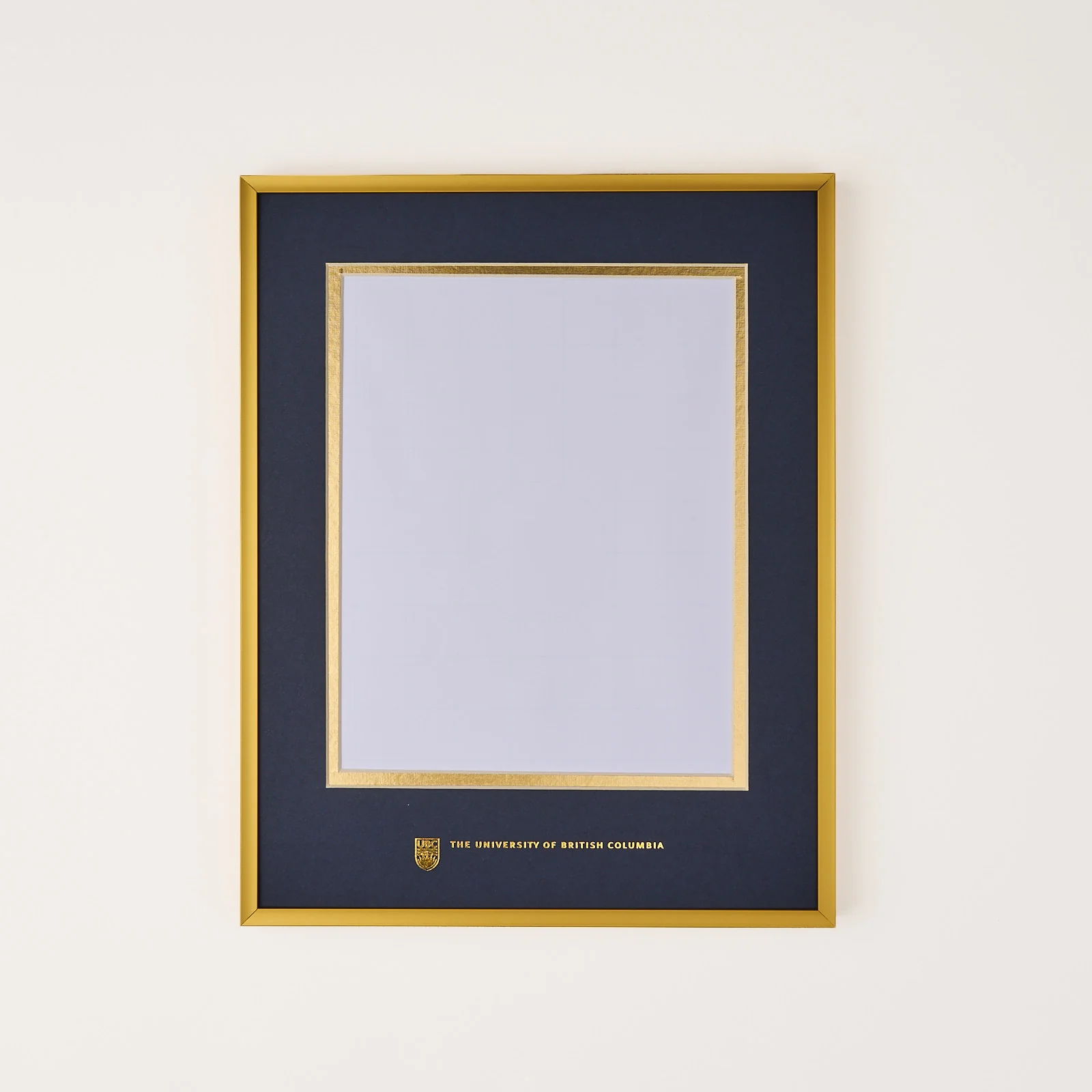 8X10 UBC Gold Metal Photo Frame Large