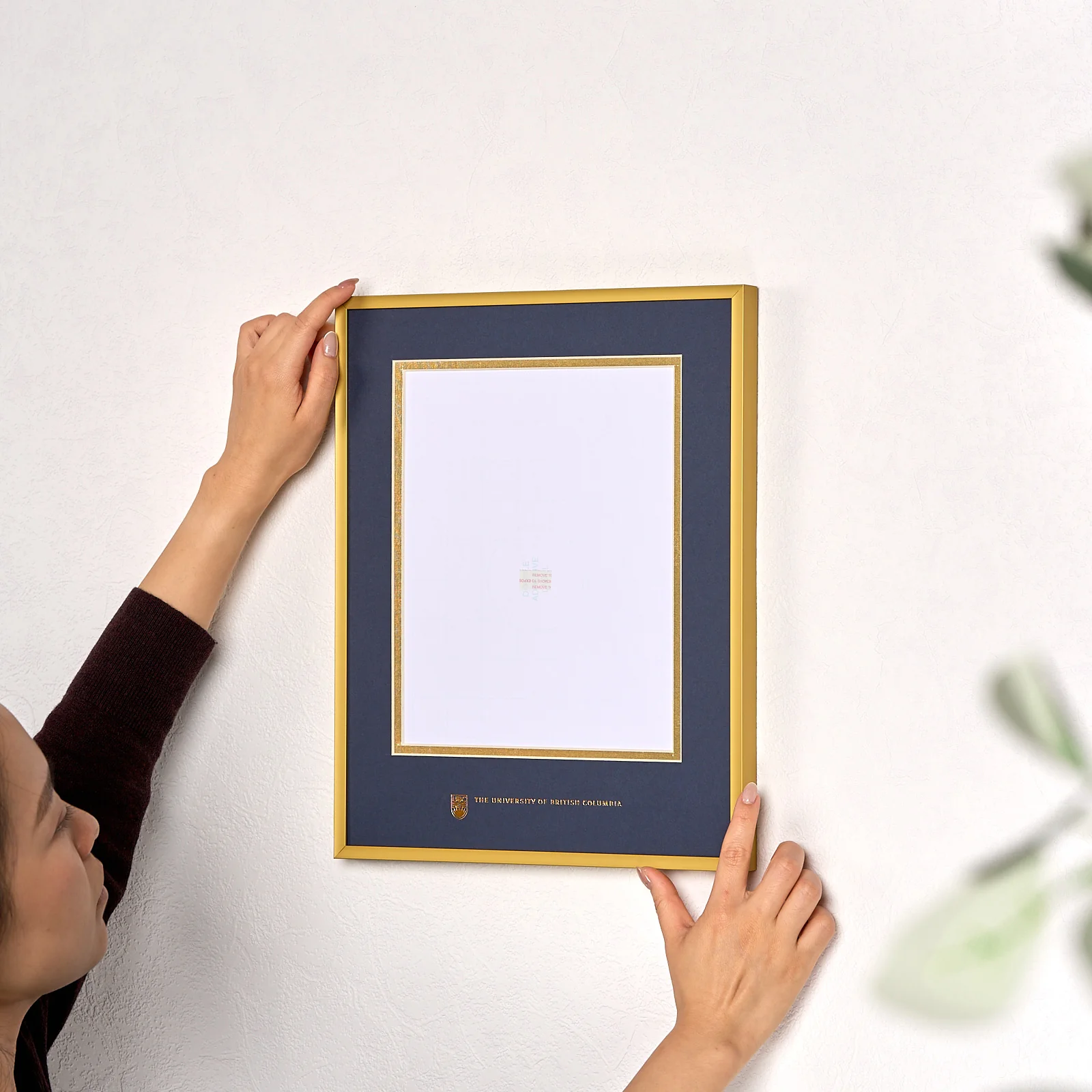8X10 UBC Gold Metal Photo Frame Large - Image 4