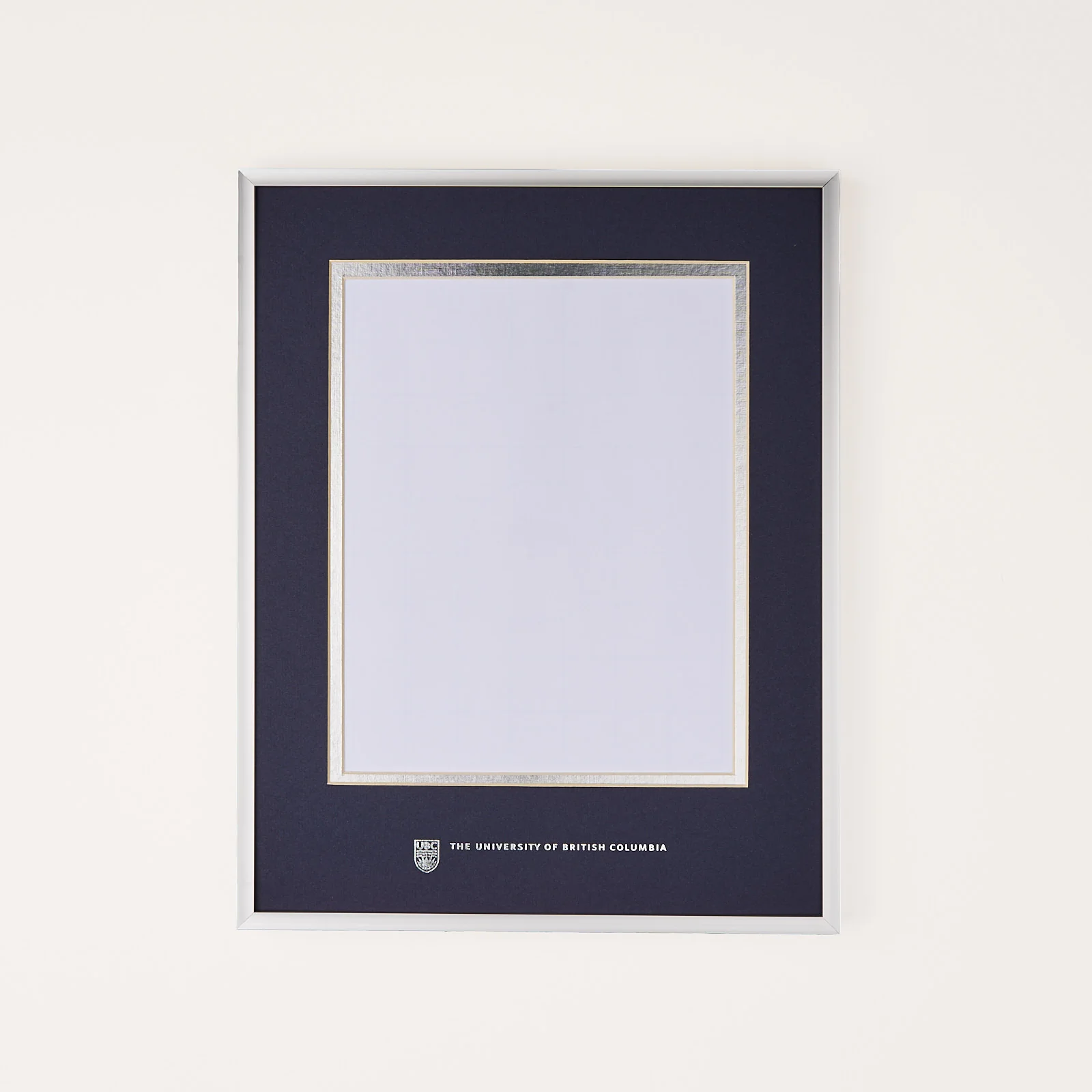 8X10 UBC Silver Metal Photo Frame Large