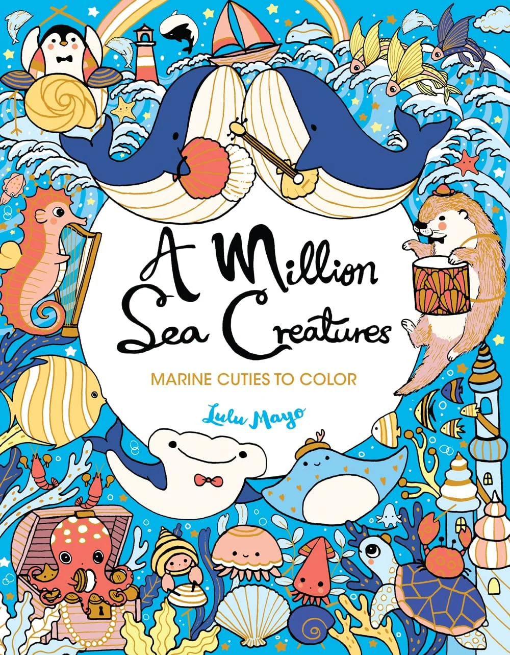 A Million Sea Creatures Marine Cuties to Color