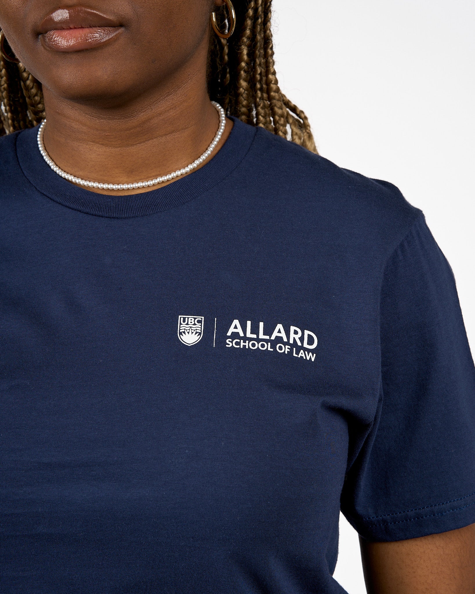 Allard Unisex Crewneck T-Shirt - Navy - Image 3