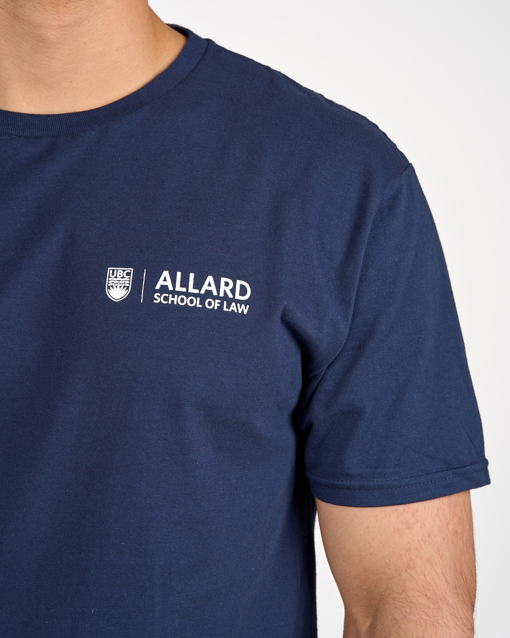 Allard Unisex Crewneck T-Shirt - Navy - Image 5