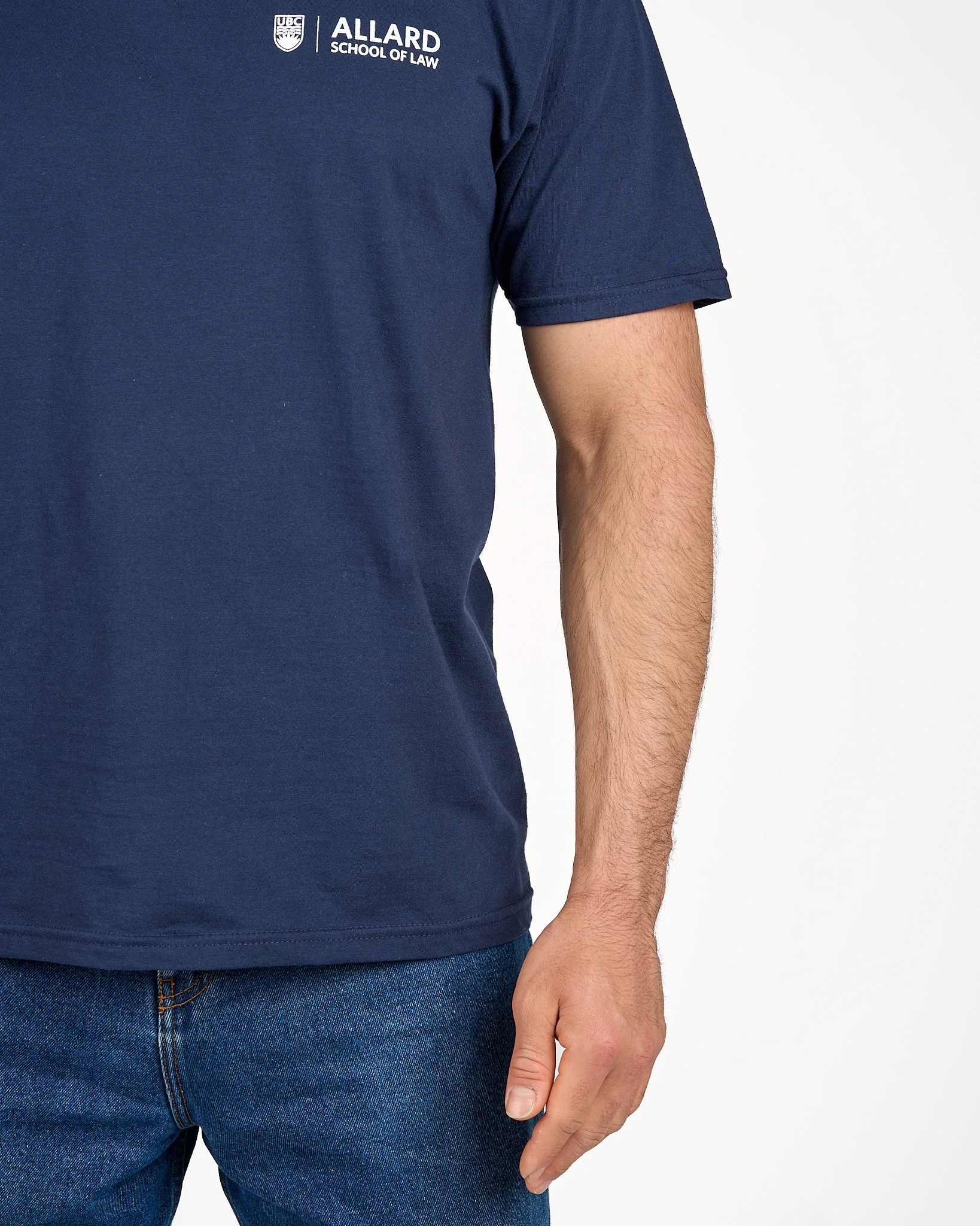 Allard Unisex Crewneck T-Shirt - Navy - Image 6