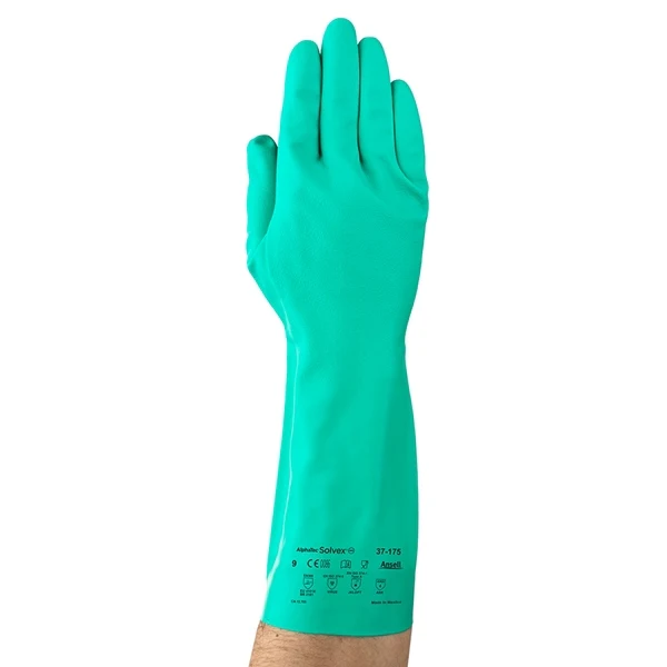 Ansell Solvex Nitrile Gloves, Sz 10 - Image 2