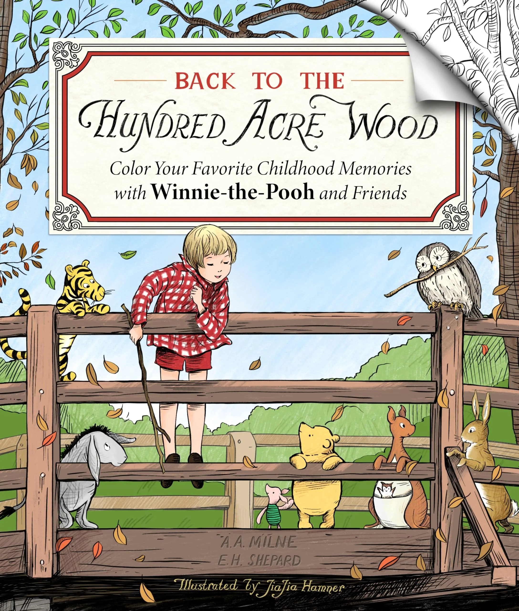 Back to the Hundred Acre Wood Color Your Favorite Childhood Memories with Winnie-the-Pooh and Friends