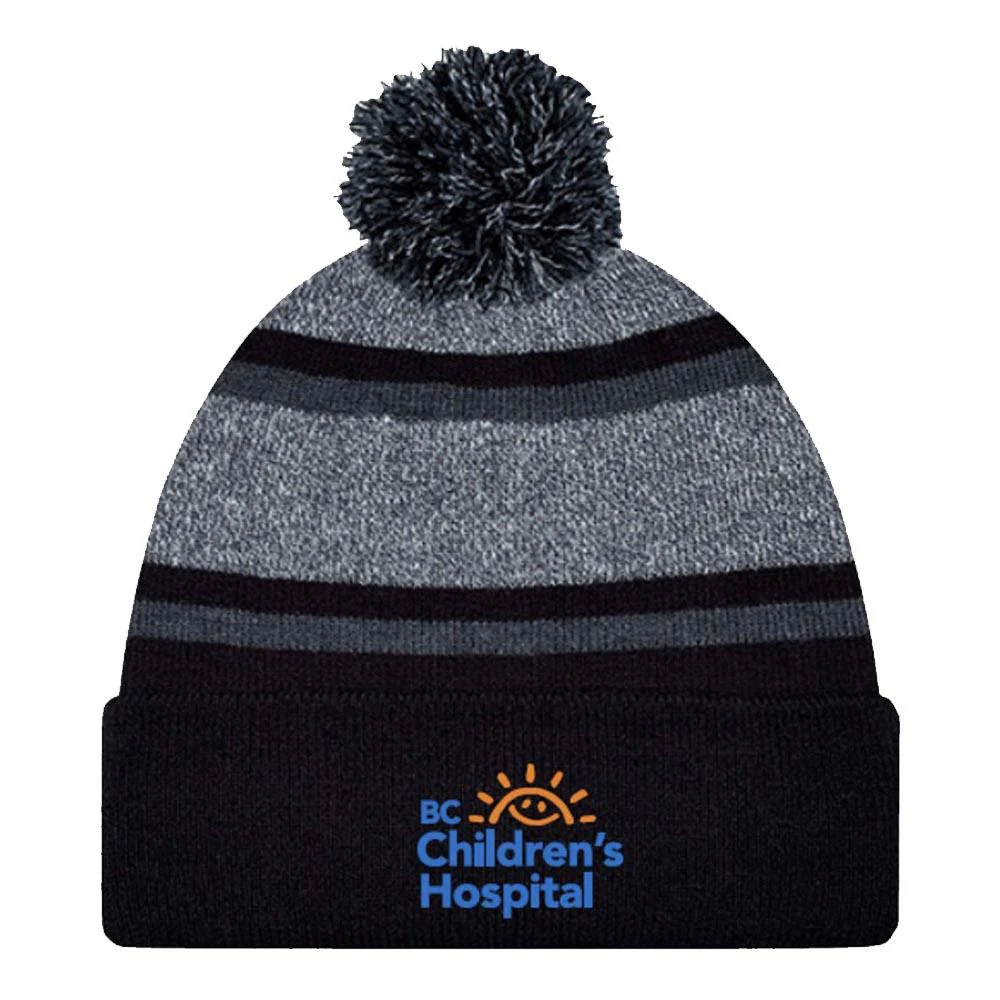 BCCH Acrylic Pom Pom Toque With Embroidered Logo