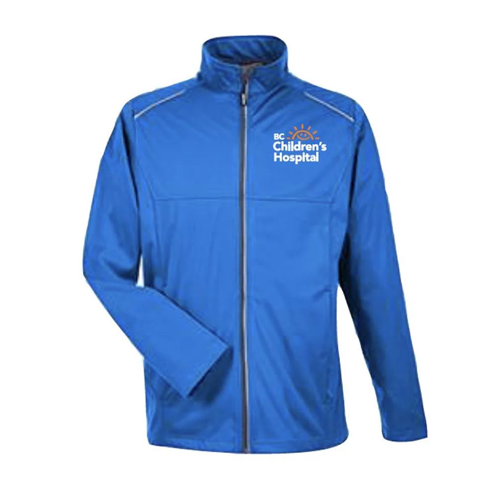 BCCH Men's Tech Shell Jacket With Embroidered Logo - Royal Blue