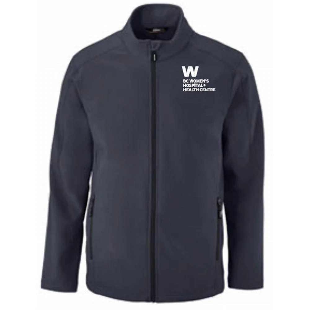 BCWH Men's Fleece Jacket With Embroidered Logo - Grey