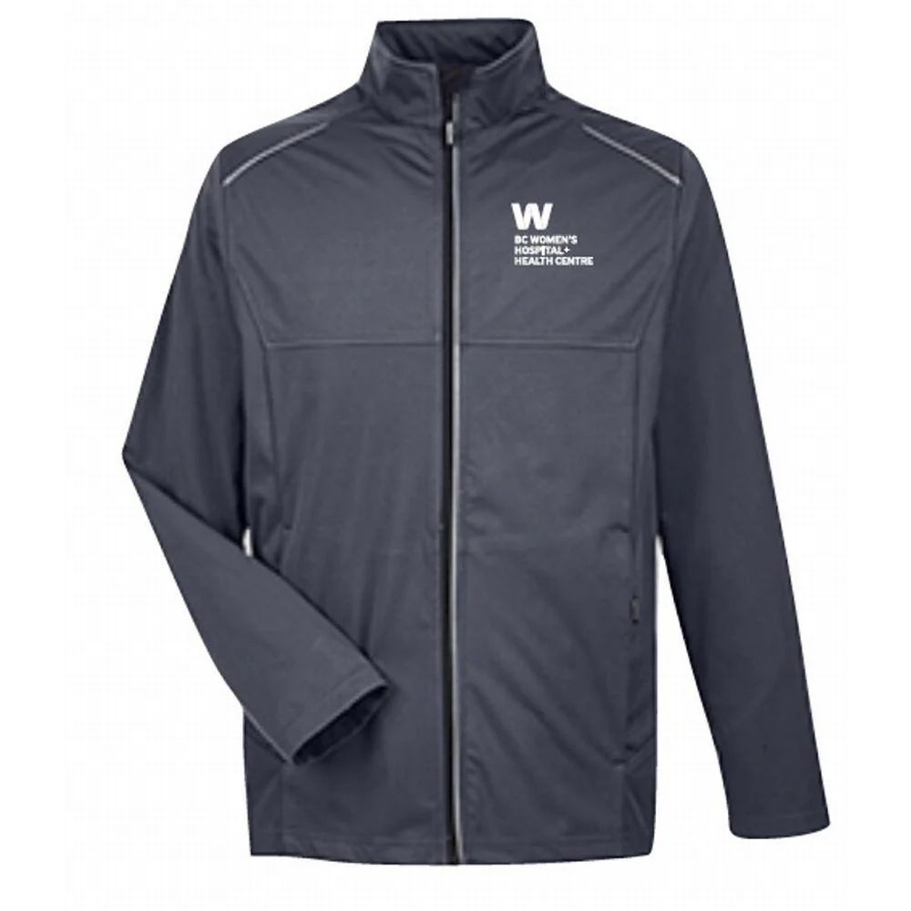 BCWH Men's Tech Shell Jacket With Embroidered Logo - Grey