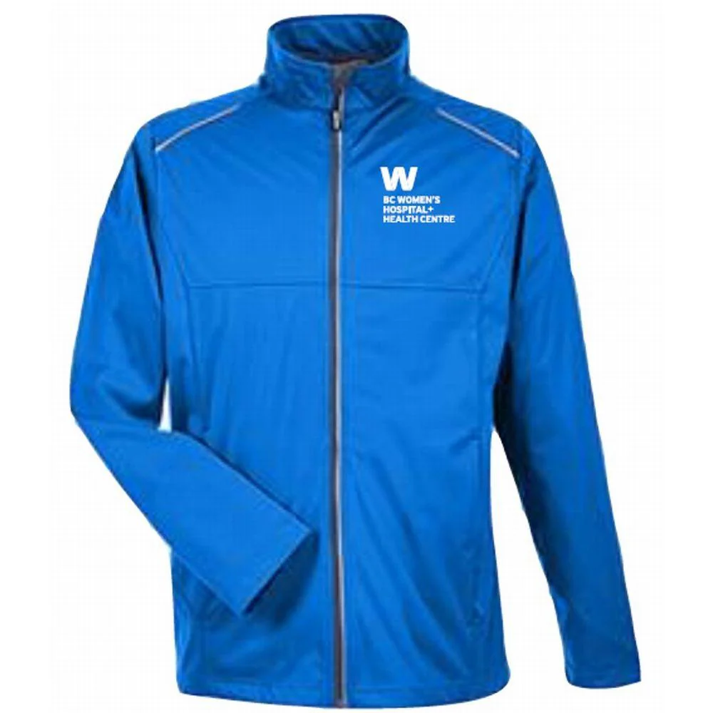 BCWH Men's Tech Shell Jacket With Embroidered Logo - Royal Blue