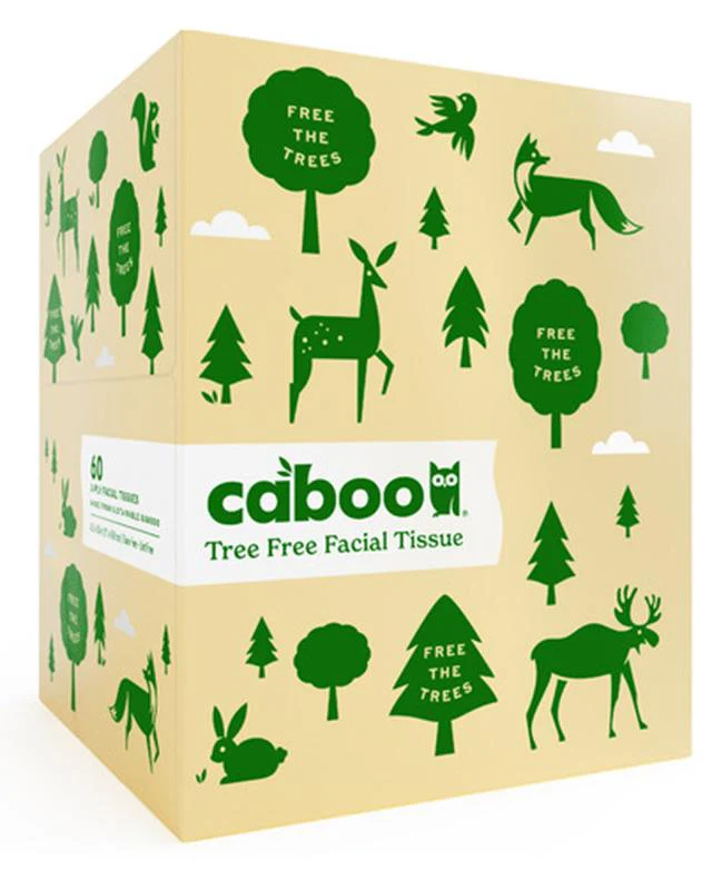 Caboo Tree Free Facial Tissue Cube - 60 sheets