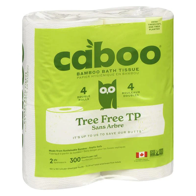 Caboo Tree Free Toilet Paper - 4 Rolls