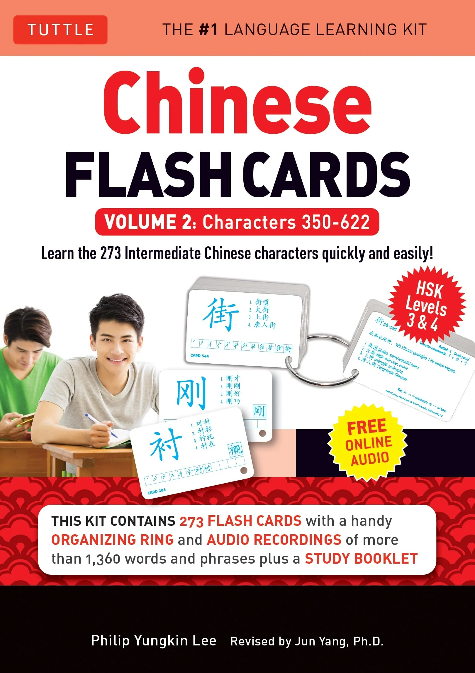 Chinese Flash Cards Kit Volume 2 HSK Intermediate Level: Characters 350-622 (Audio CD Included)