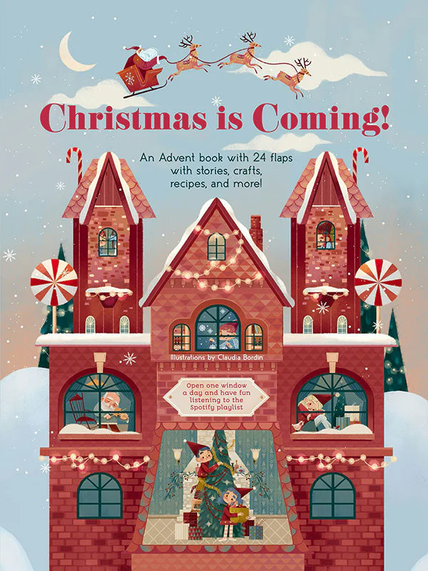 Christmas Is Coming! An Advent Book with 24 Flaps with Stories, Crafts, Recipes, and More! - Image 2