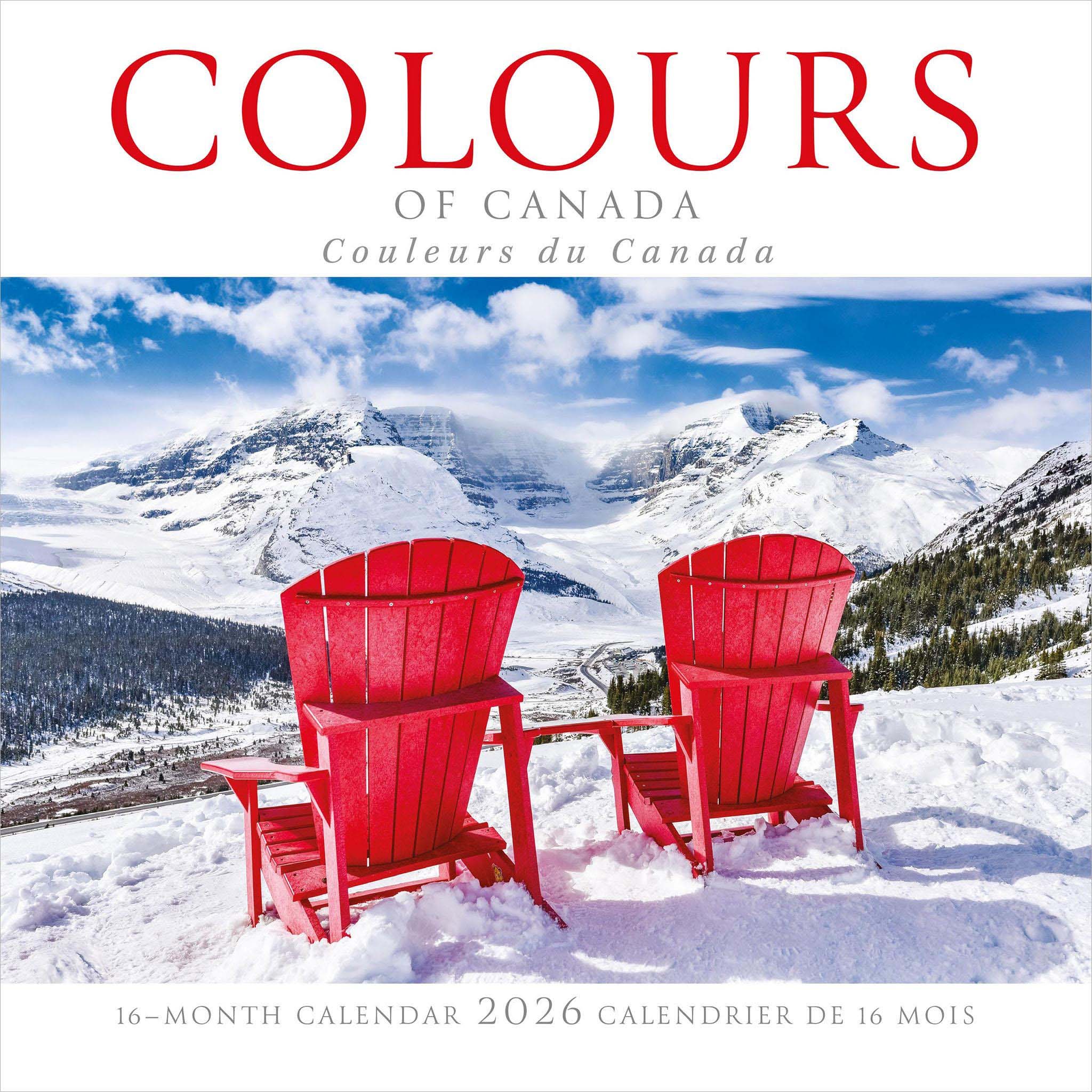 Colours Of Canada 2026 Wall Calendar Medium