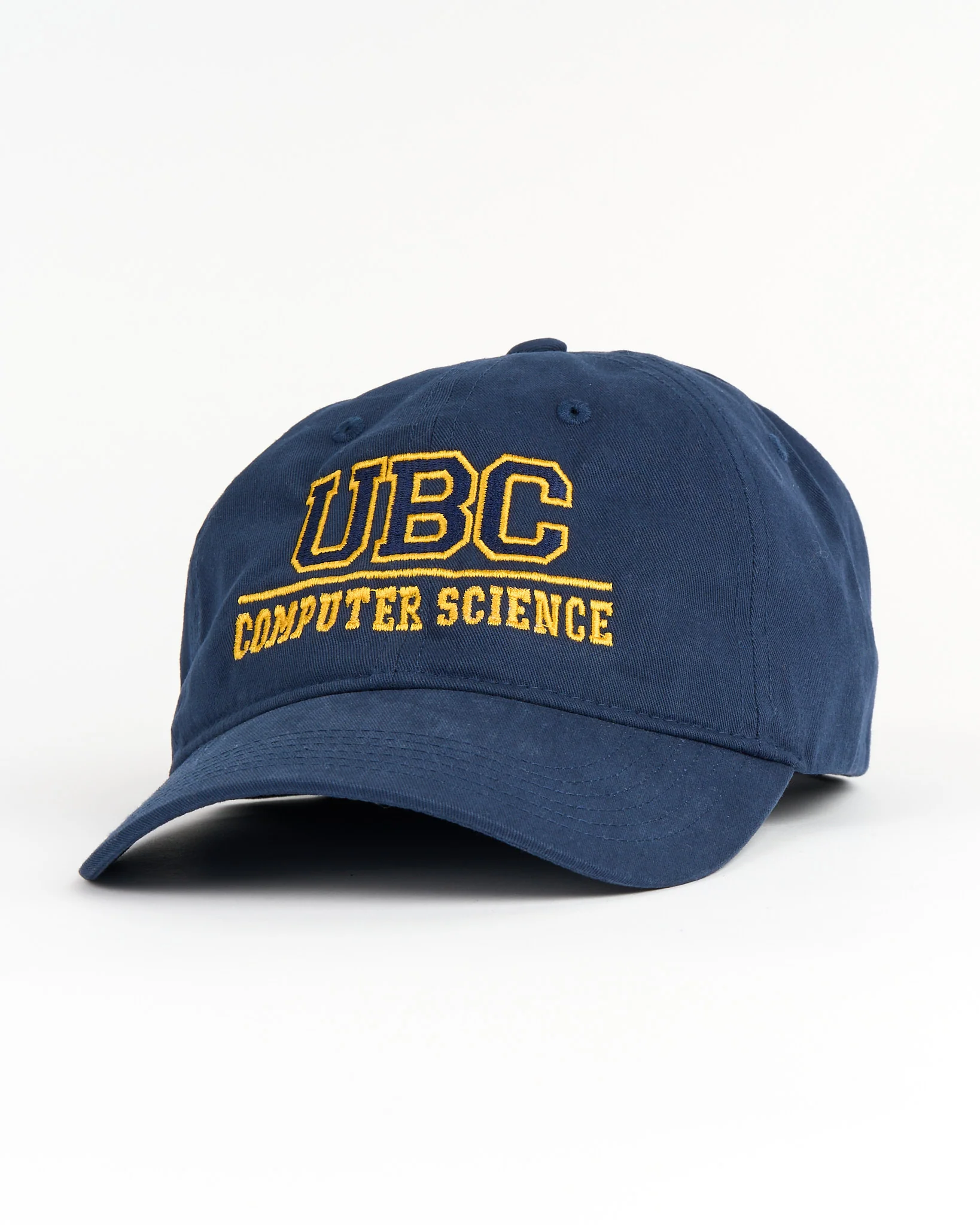 Computer Science Faculty Cotton Twill Hat - Navy & Gold