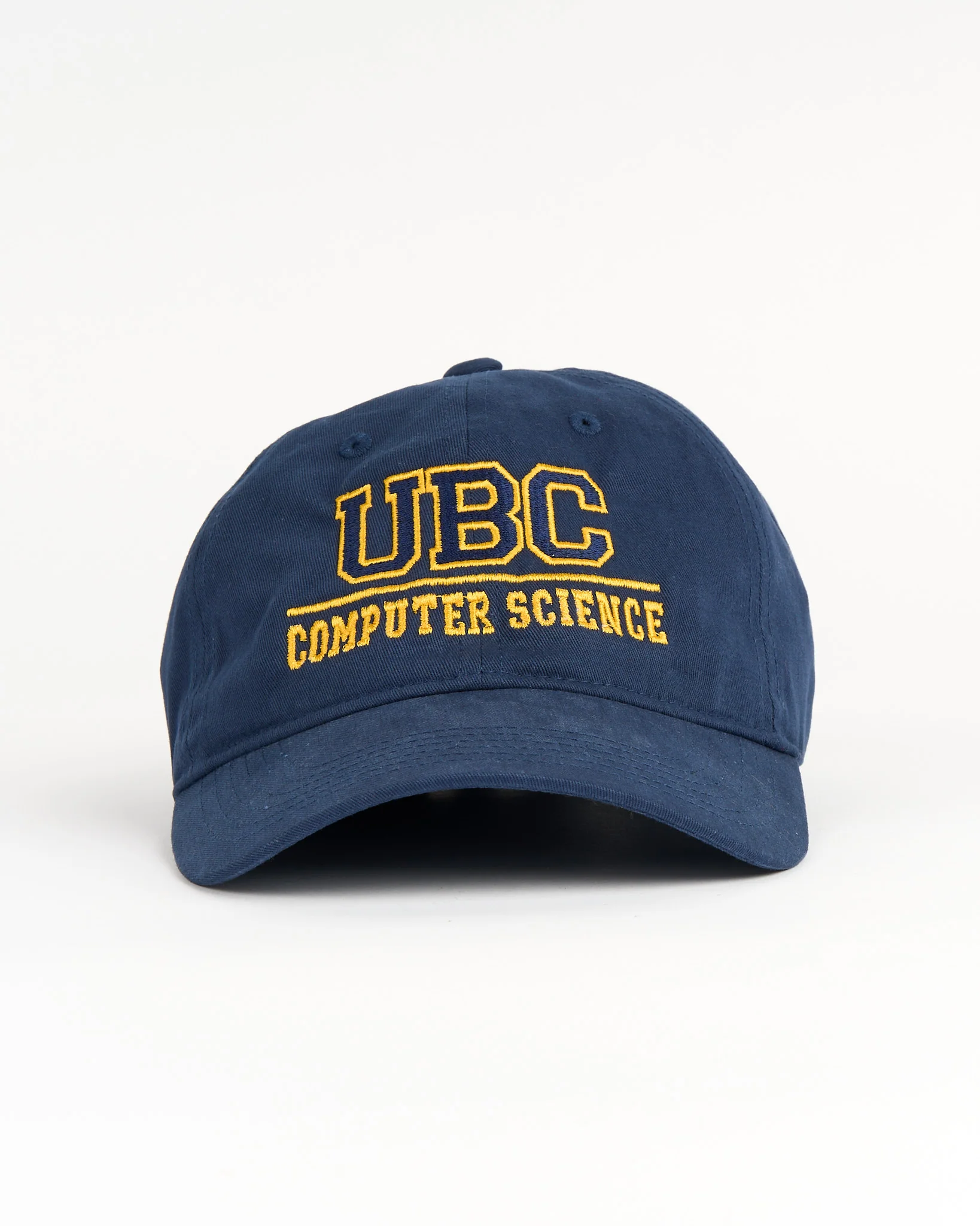 Computer Science Faculty Cotton Twill Hat - Navy & Gold - Image 2