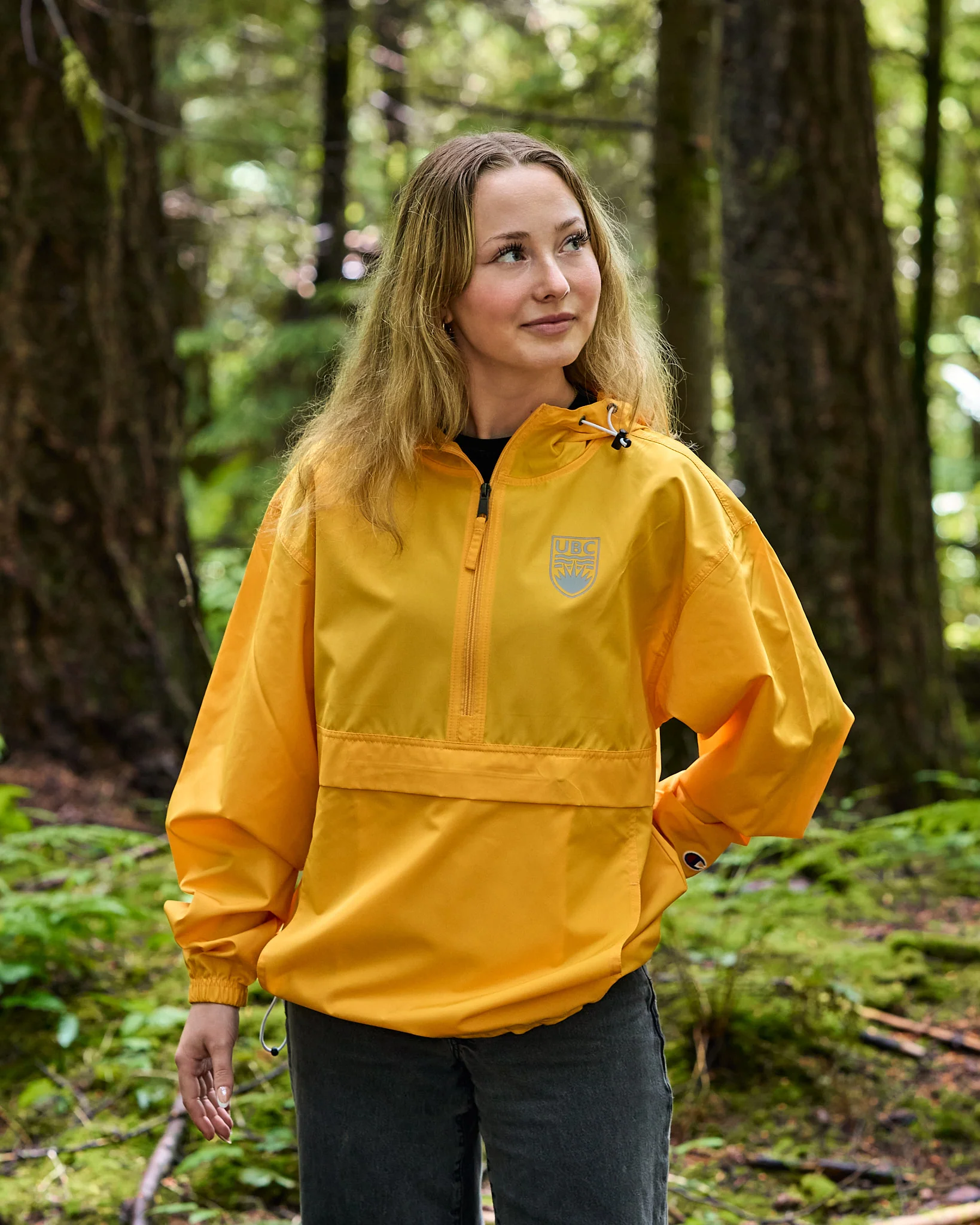 UBC Packable Anorak - Gold