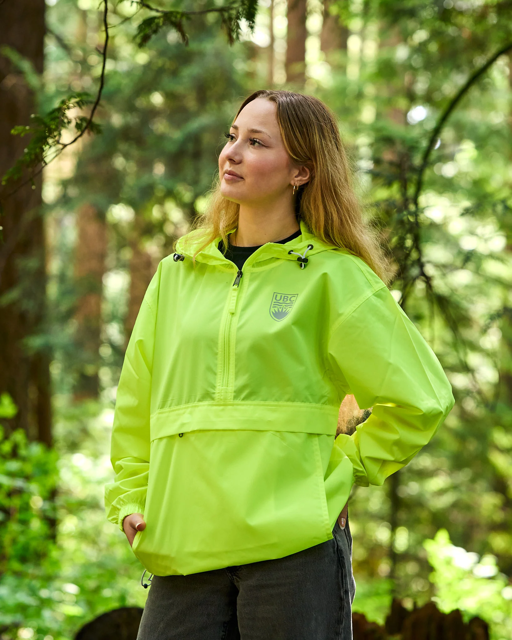 UBC Packable Anorak Jacket - Hi-Vis - Image 2