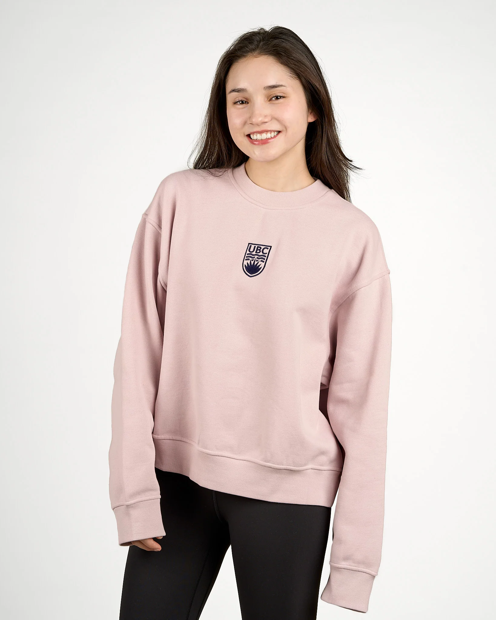 Crest Steady State Oversized Crew - Pink