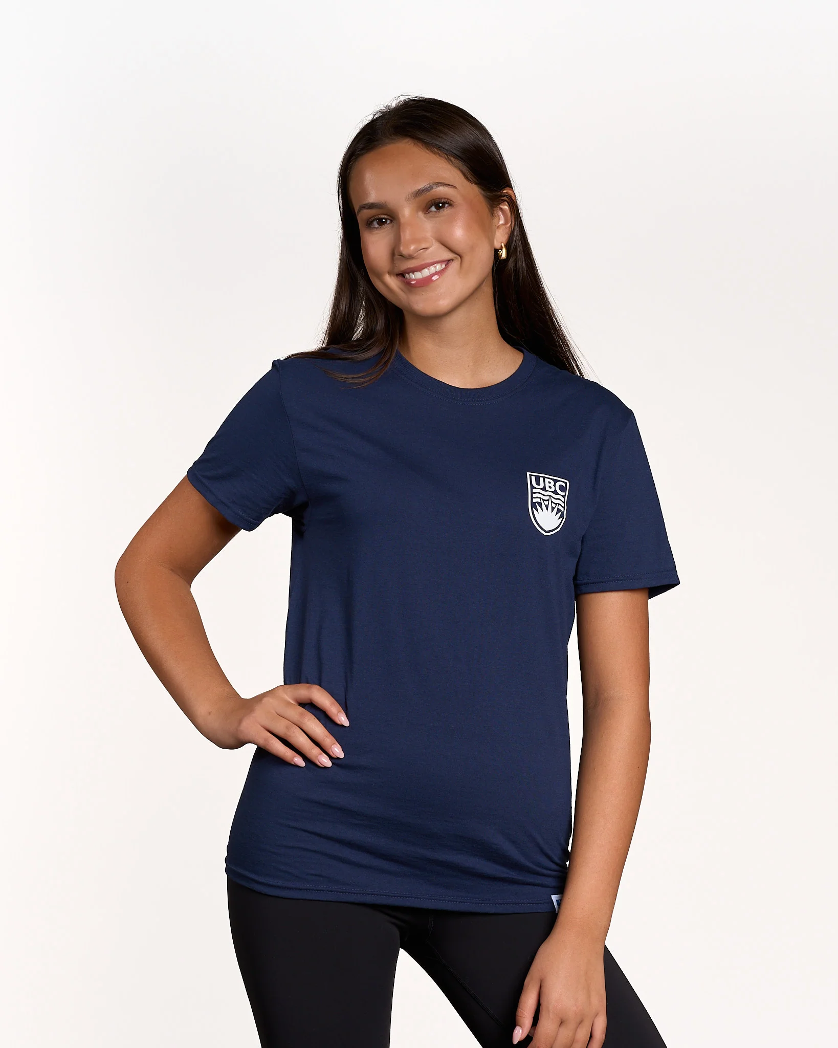 Crested T-Shirt Navy - Image 3