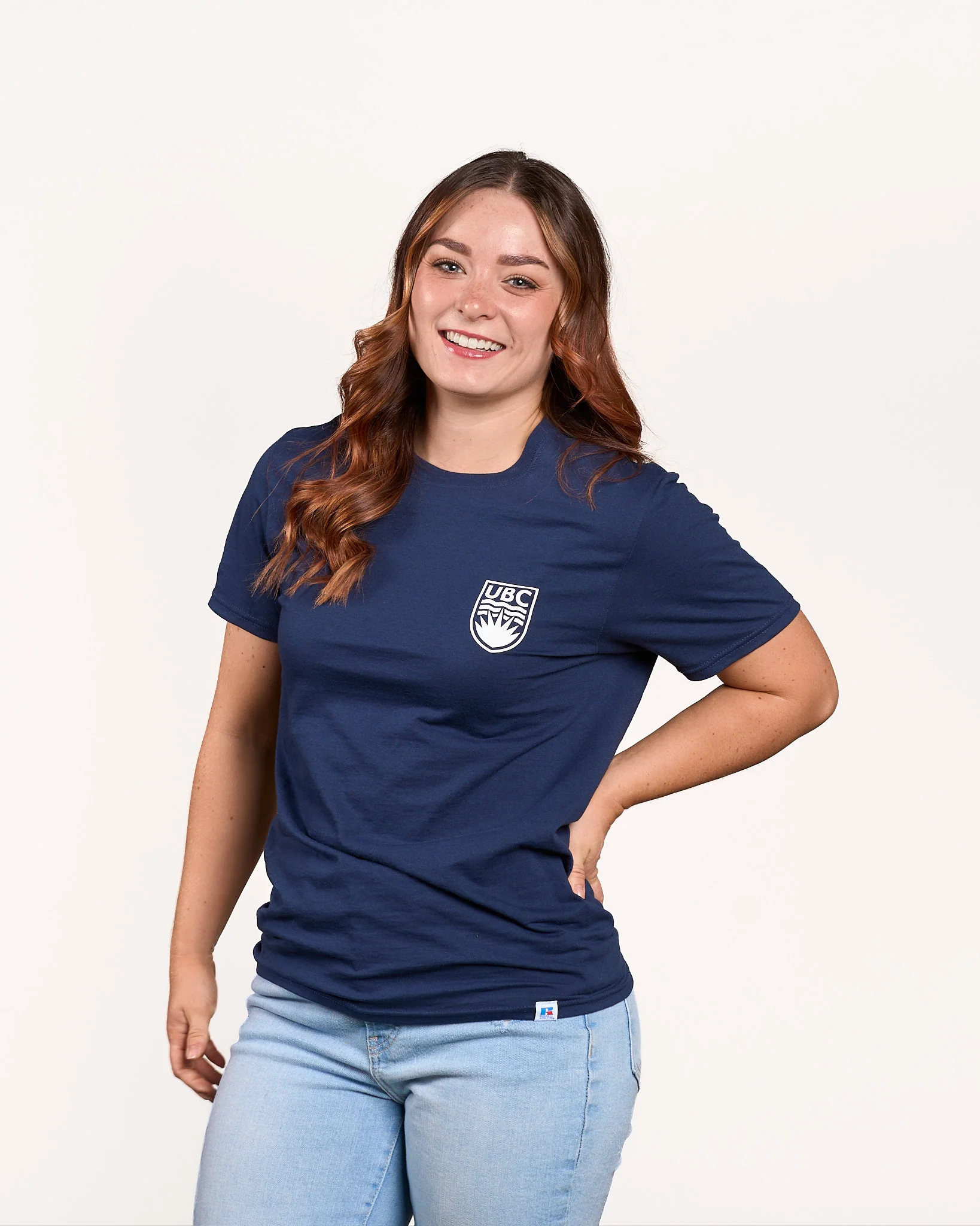 Crested T-Shirt Navy - Image 4