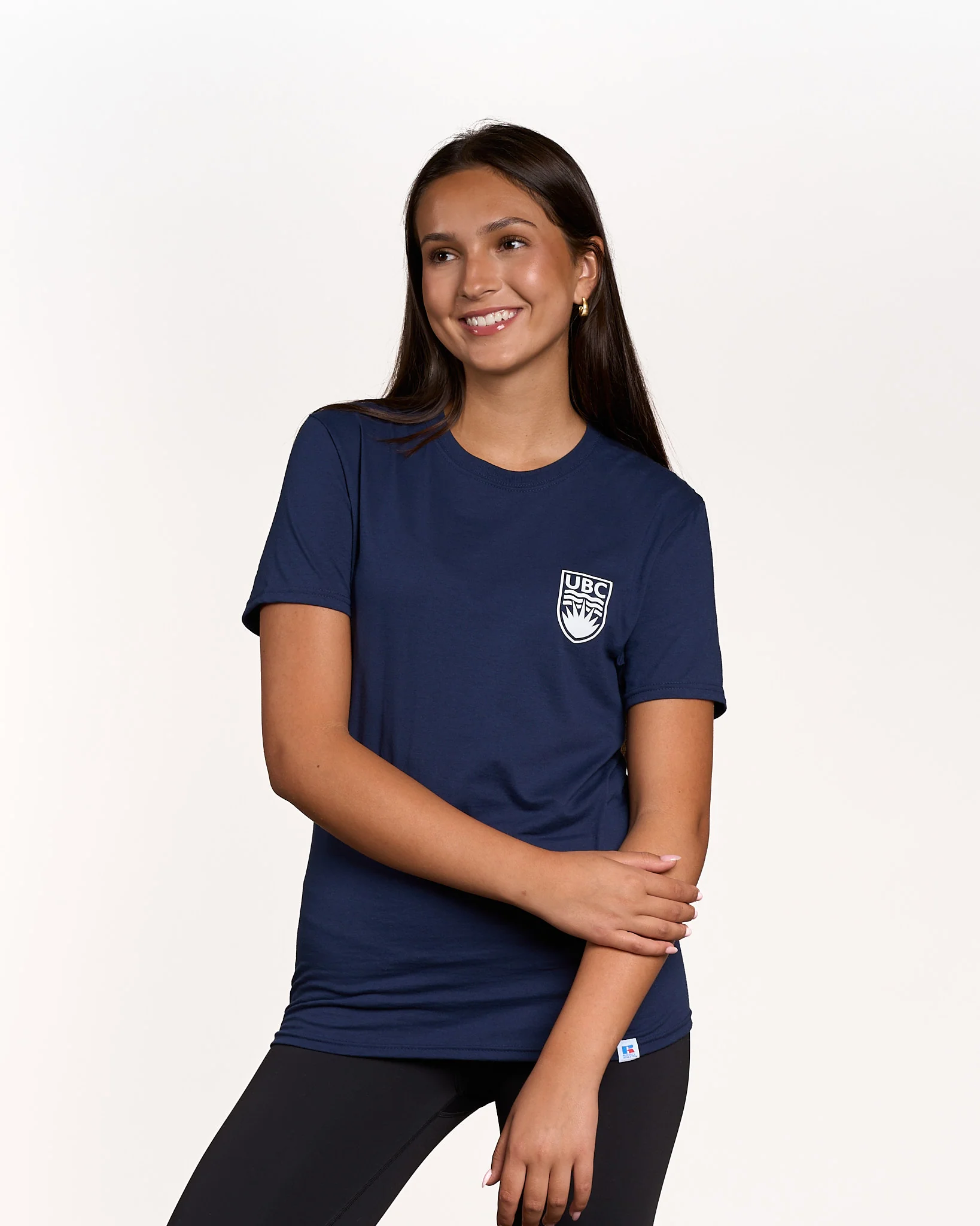 Crested T-Shirt Navy - Image 5