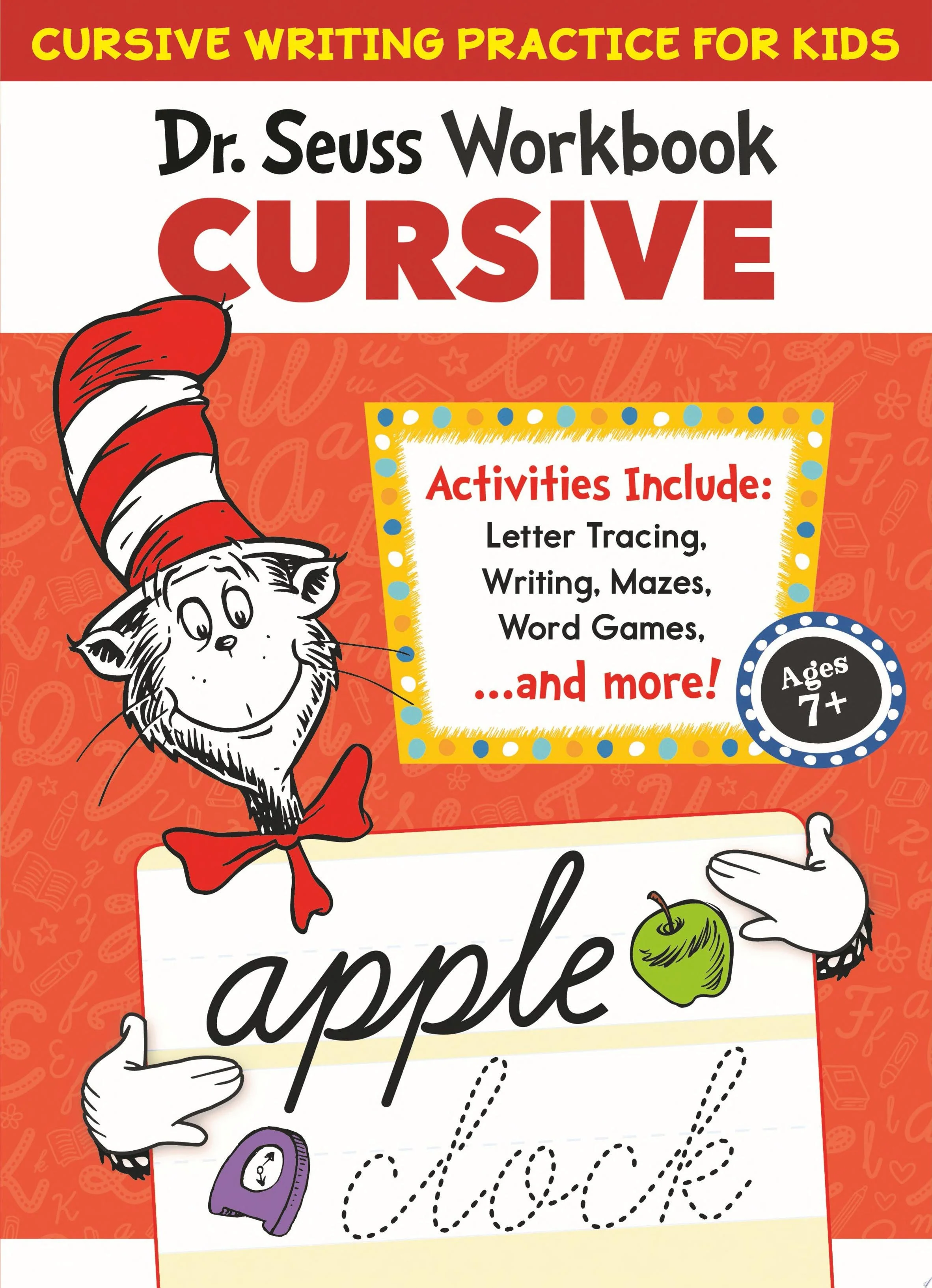 Dr. Seuss Cursive Workbook Beginner Cursive Handwriting for Kids