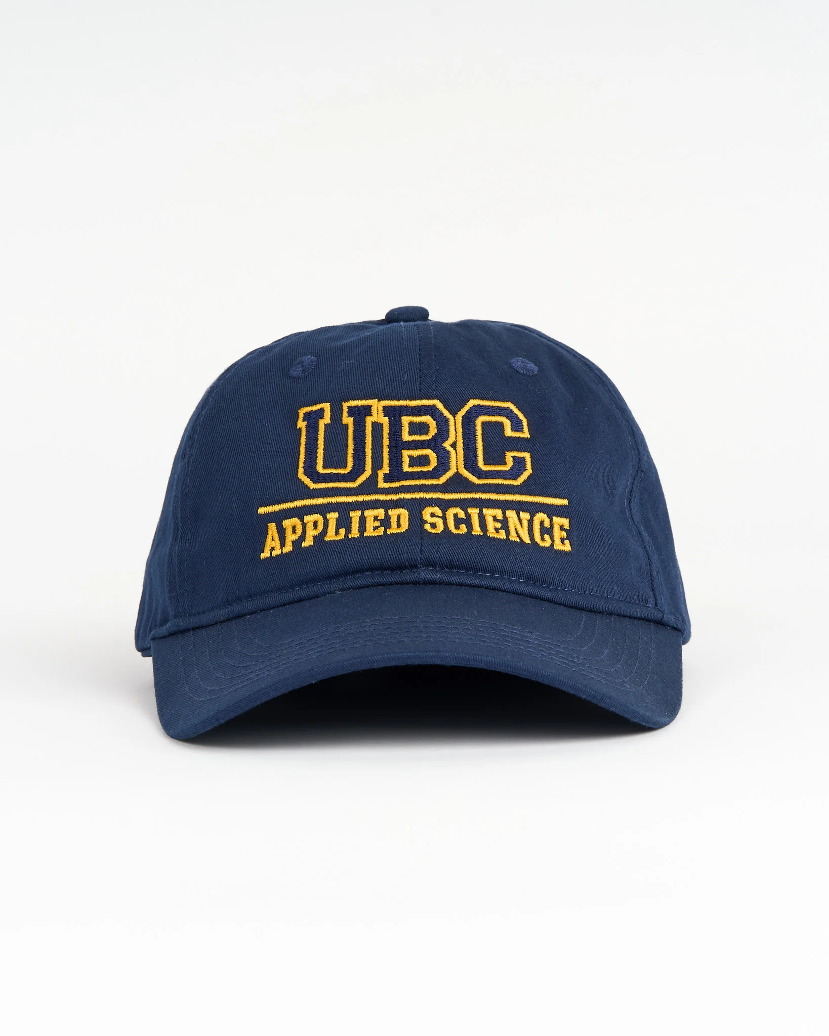 Faculty of Applied Science Cotton Twill Cap - Navy & Gold - Image 2