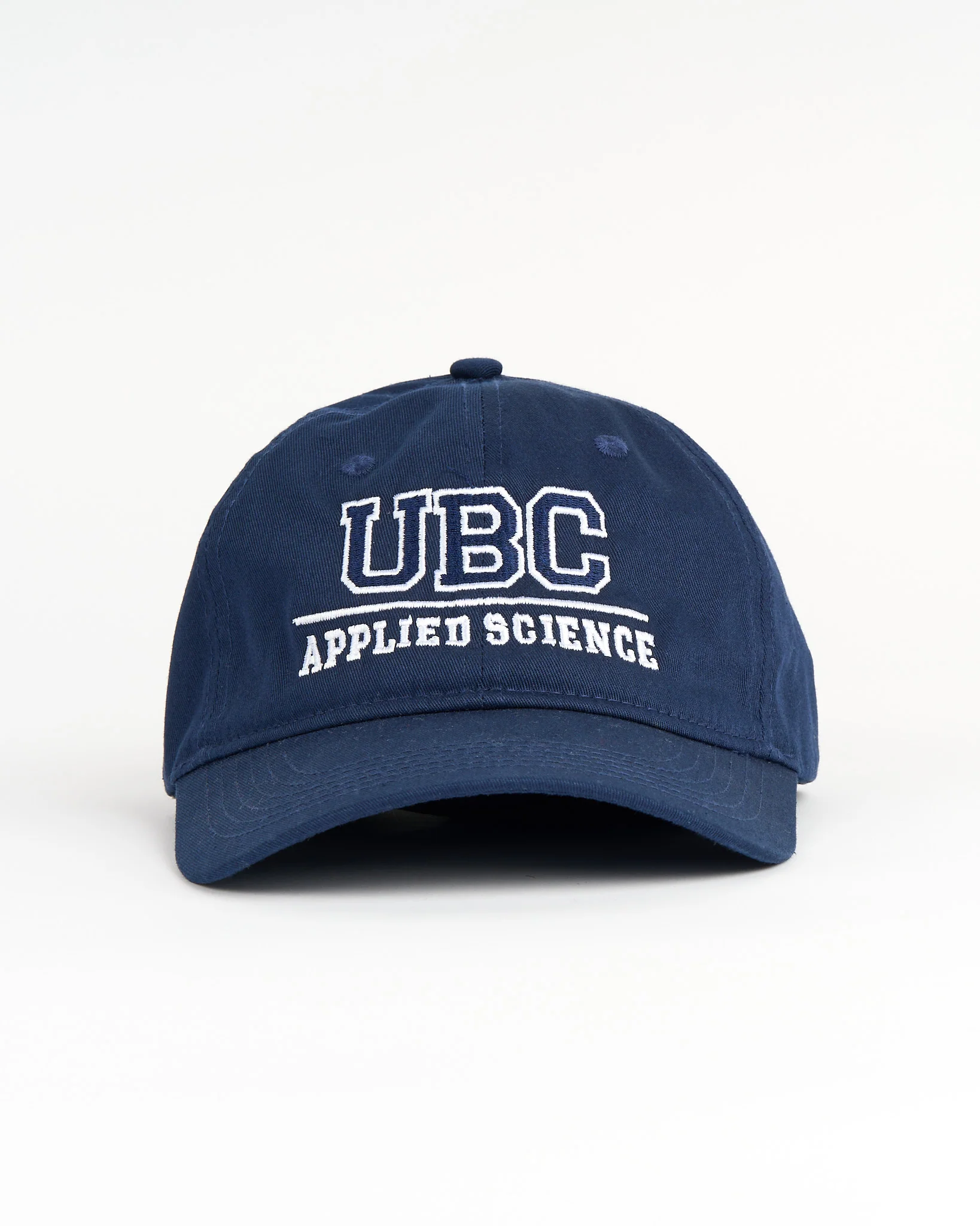 Faculty of Applied Science Cotton Twill Cap - Navy & White - Image 2