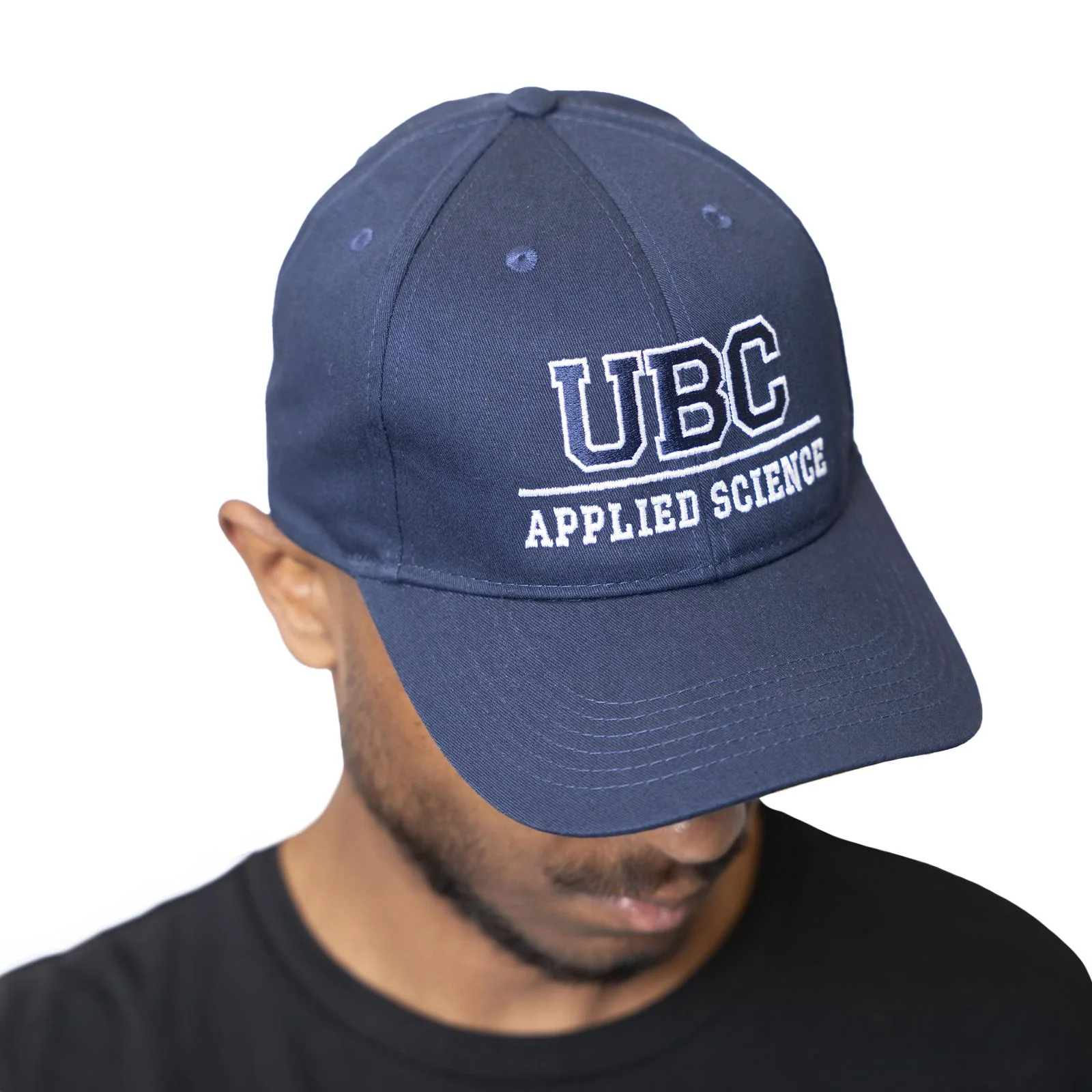 Faculty of Applied Science Cotton Twill Cap - Navy & White - Image 3