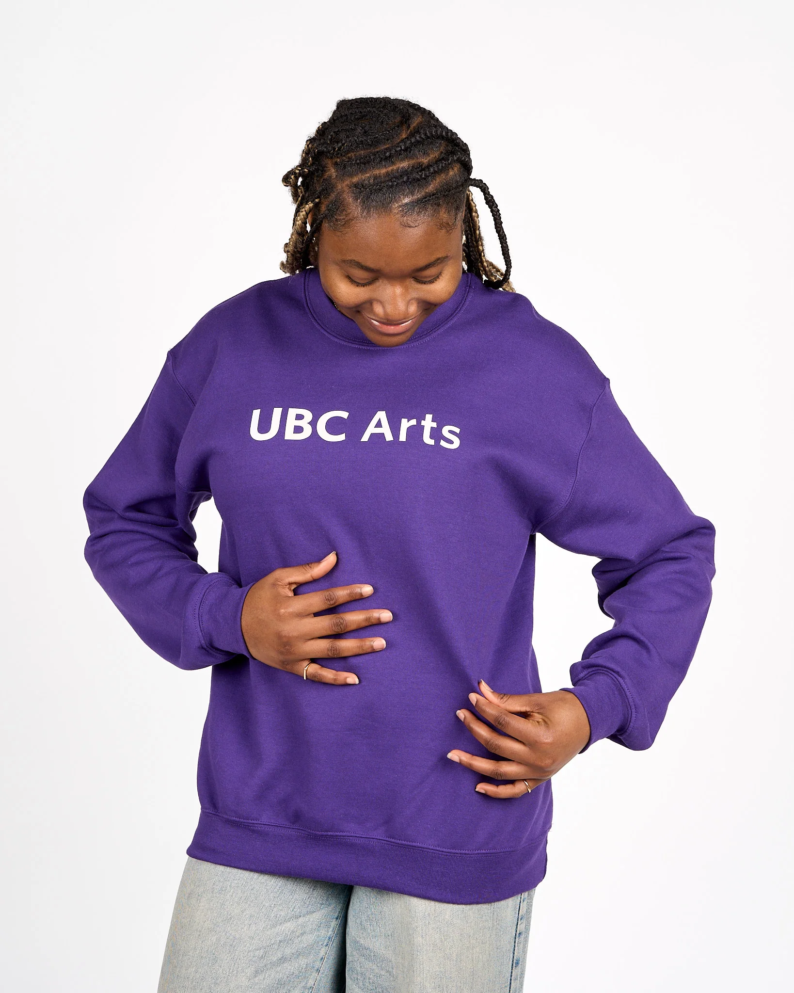 Faculty of Arts Crewneck Sweatshirt - Purple - Image 3