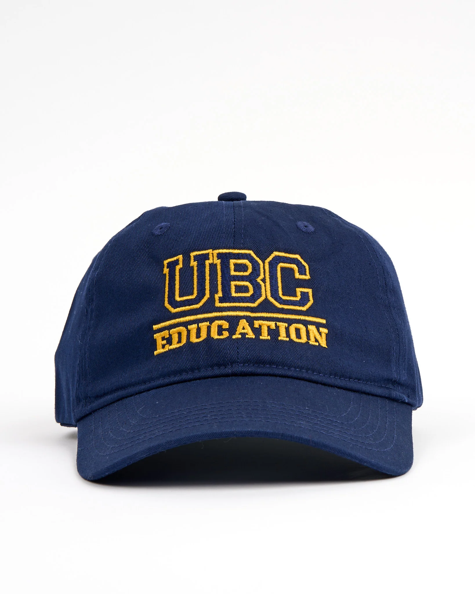 Faculty of Education Cotton Twill Cap - Navy & Gold - Image 2