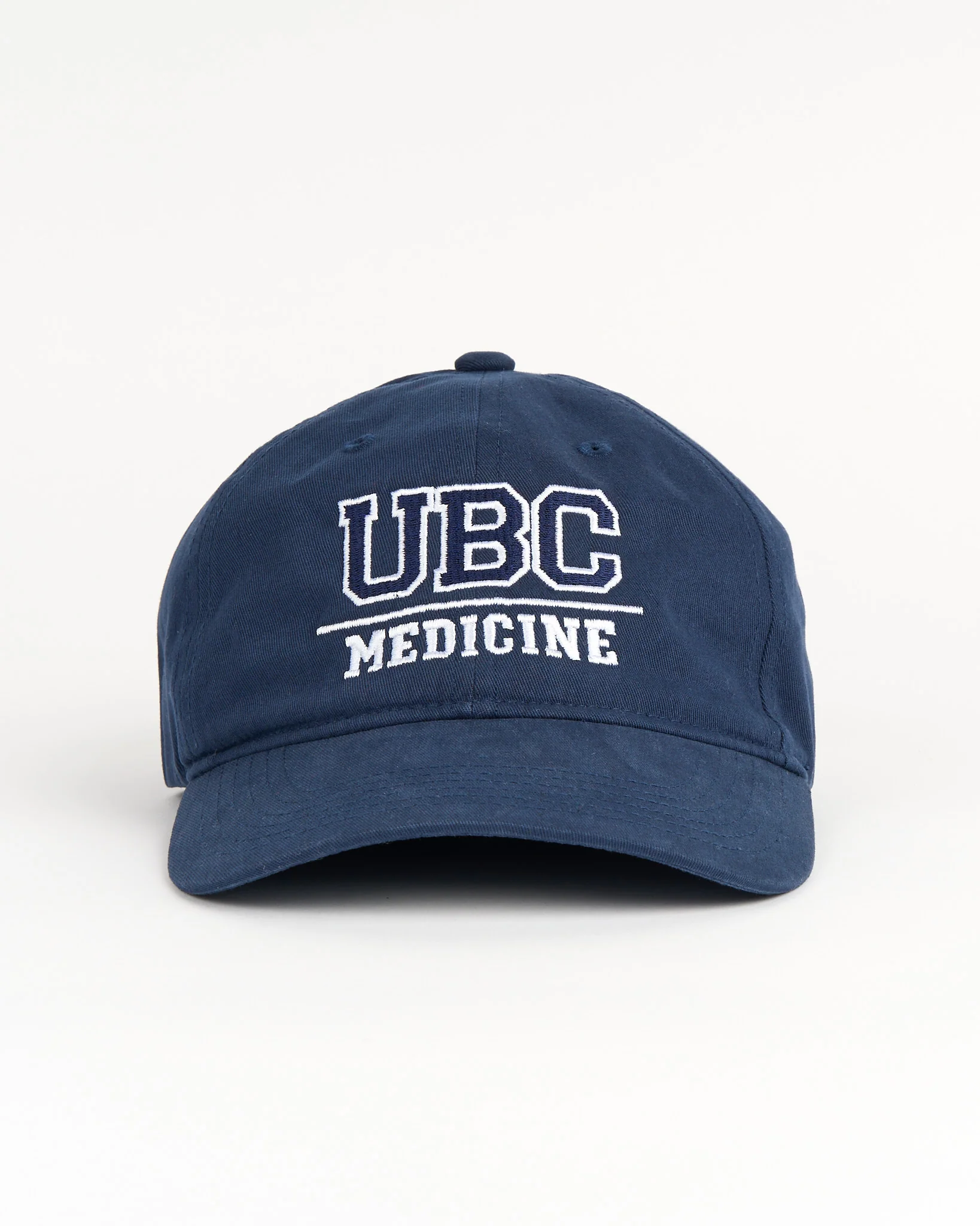 Faculty of Medicine Cotton Twill Cap - Navy & White - Image 2