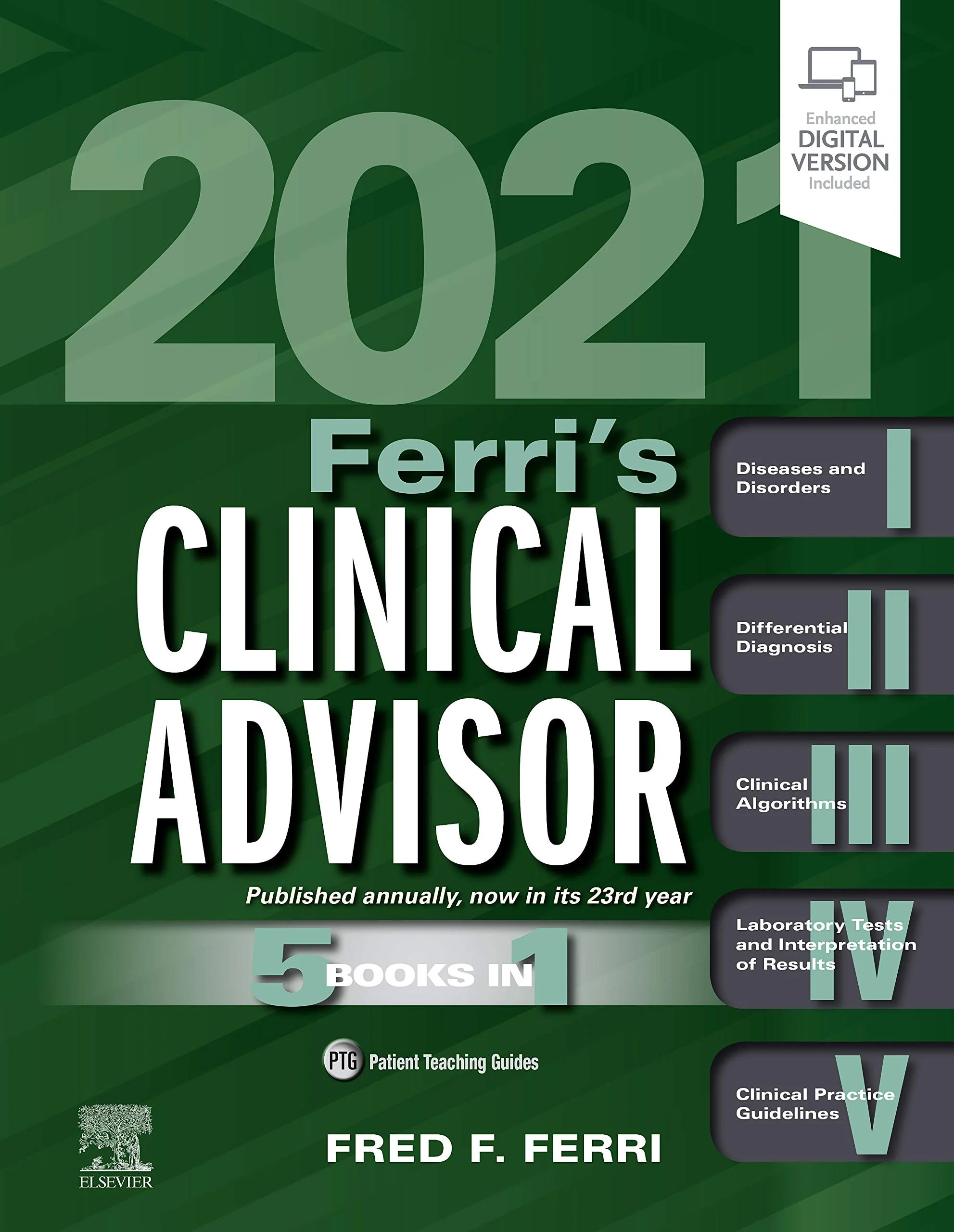 Ferri's Clinical Advisor 2021 5 Books in 1