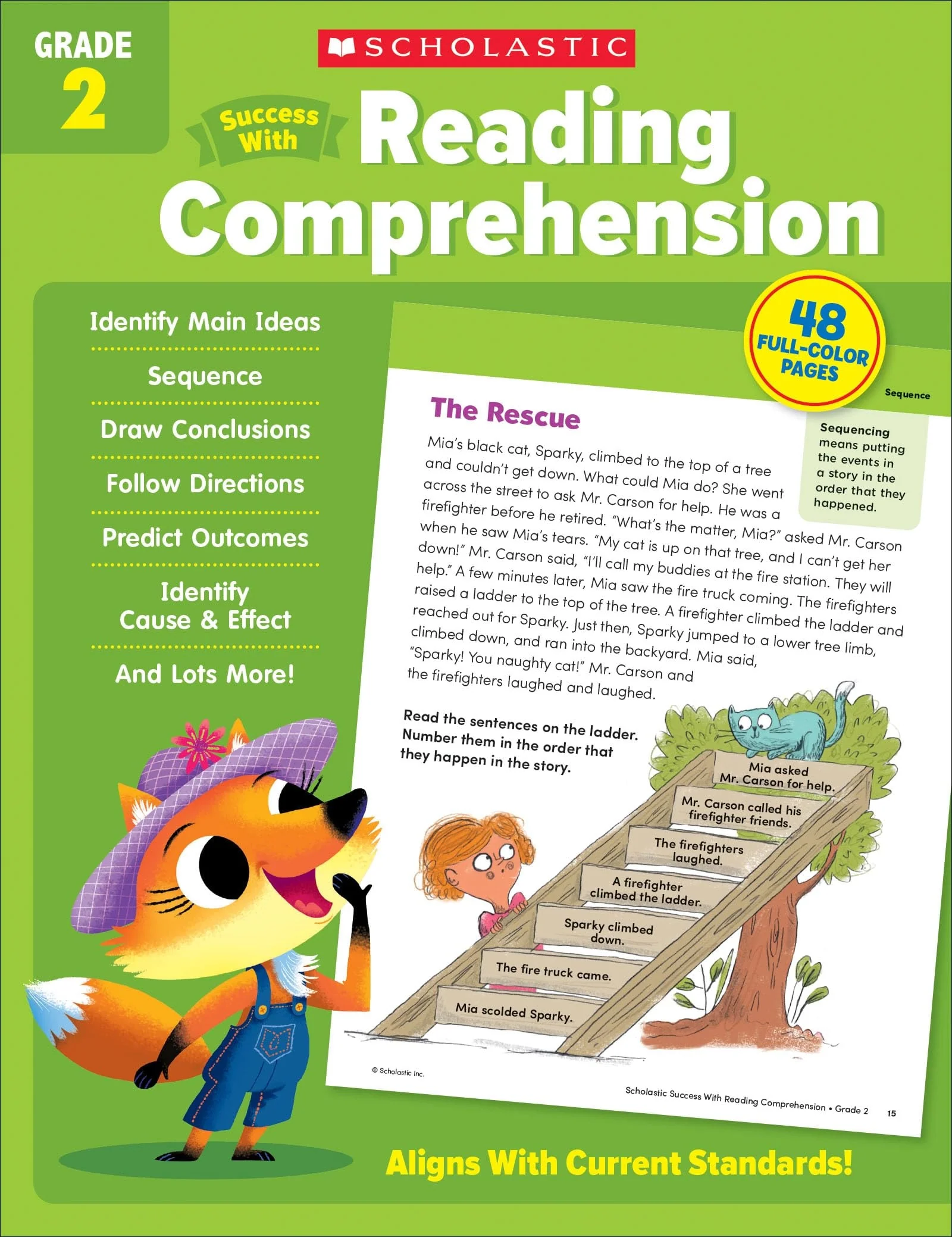 Scholastic Success with Reading Comprehension Grade 2 Workbook