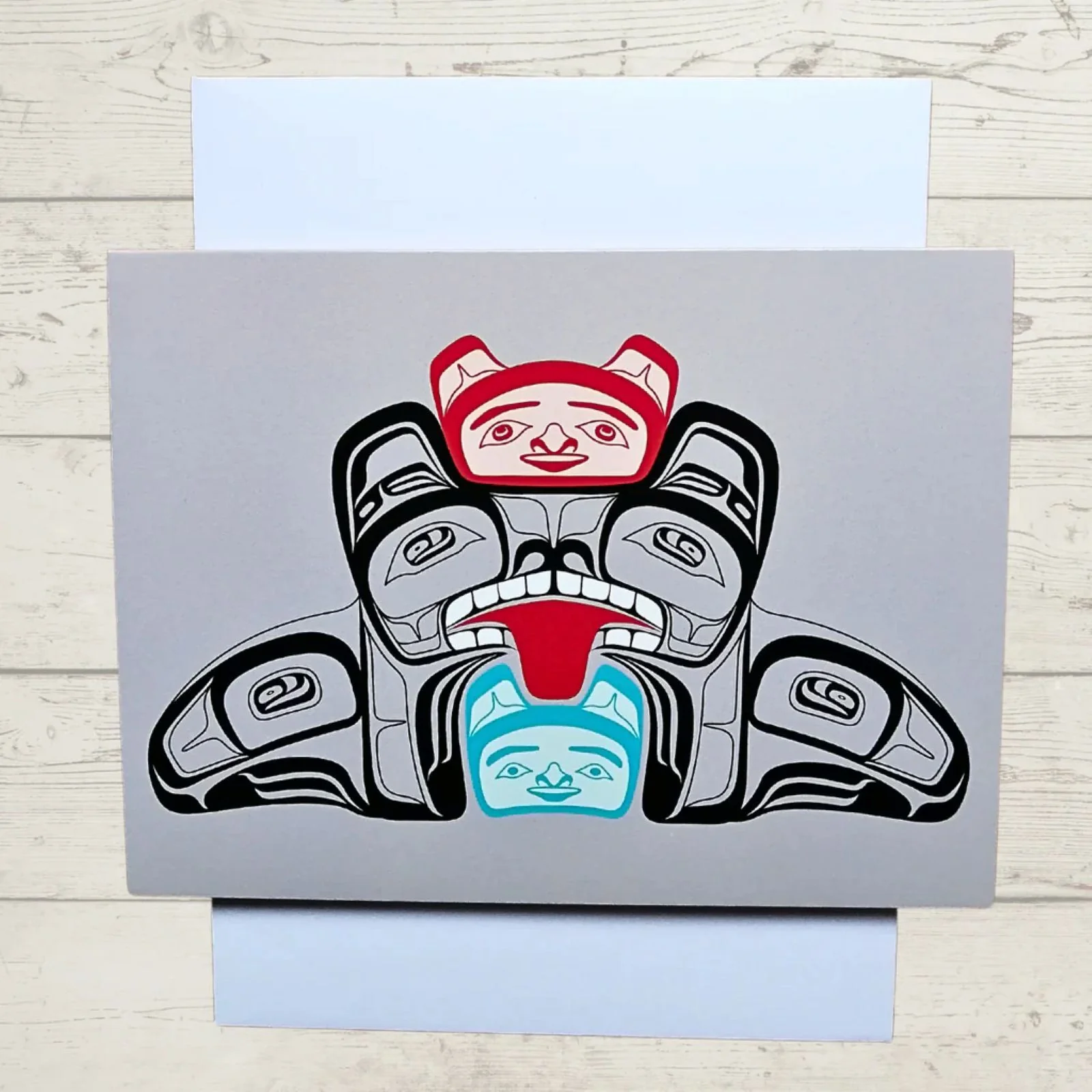 Greeting Card, Bear Mother By Shoshannah Green