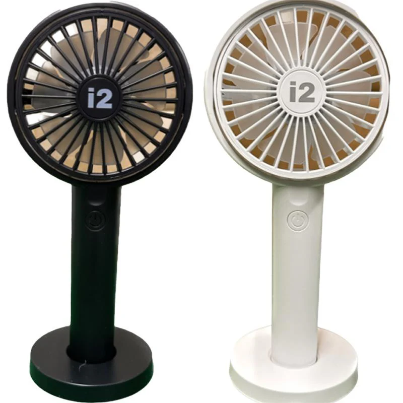 I2 Cordless Hand Fan with Tilt Head - Black - Image 2