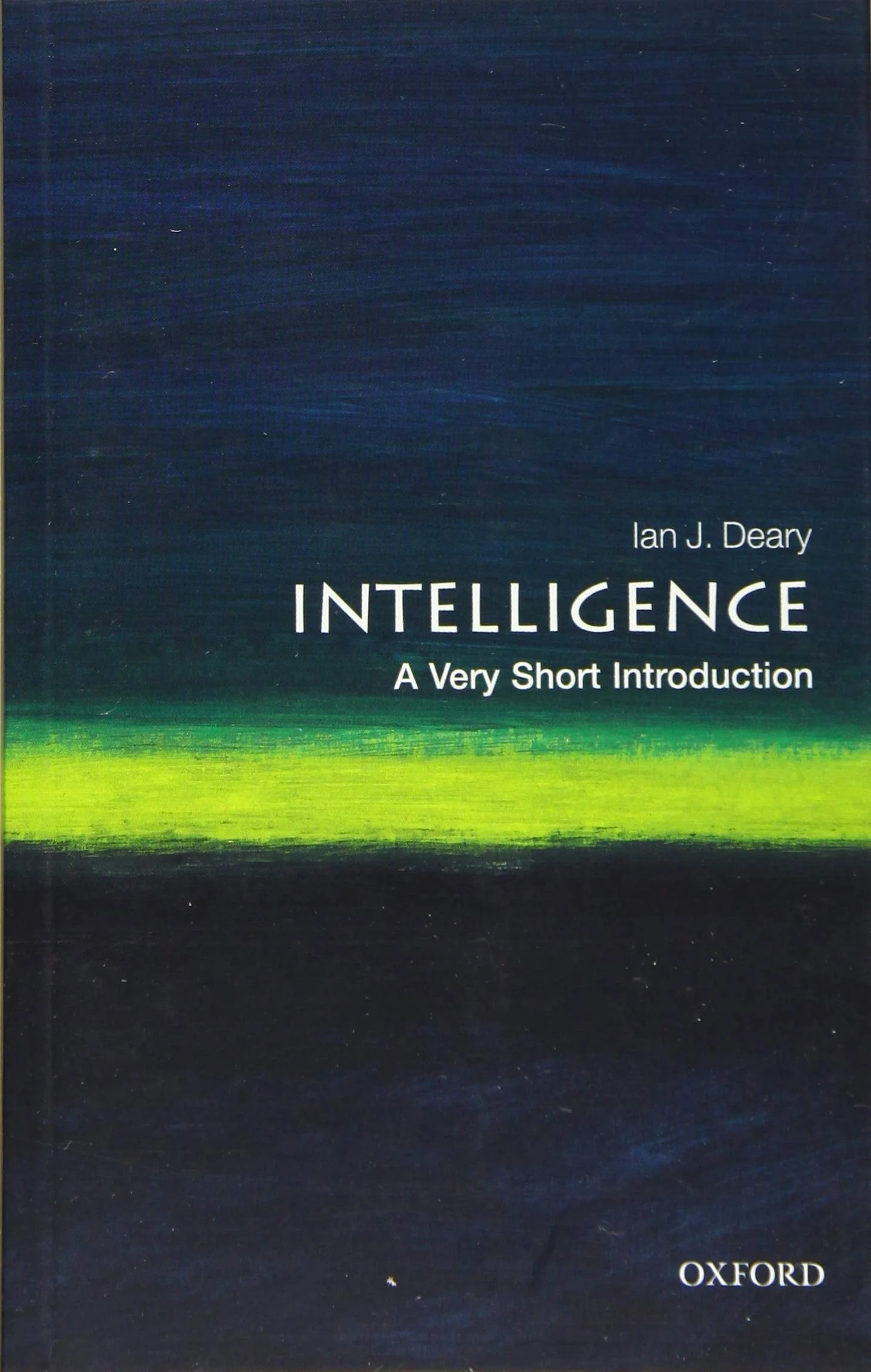 Intelligence A Very Short Introduction