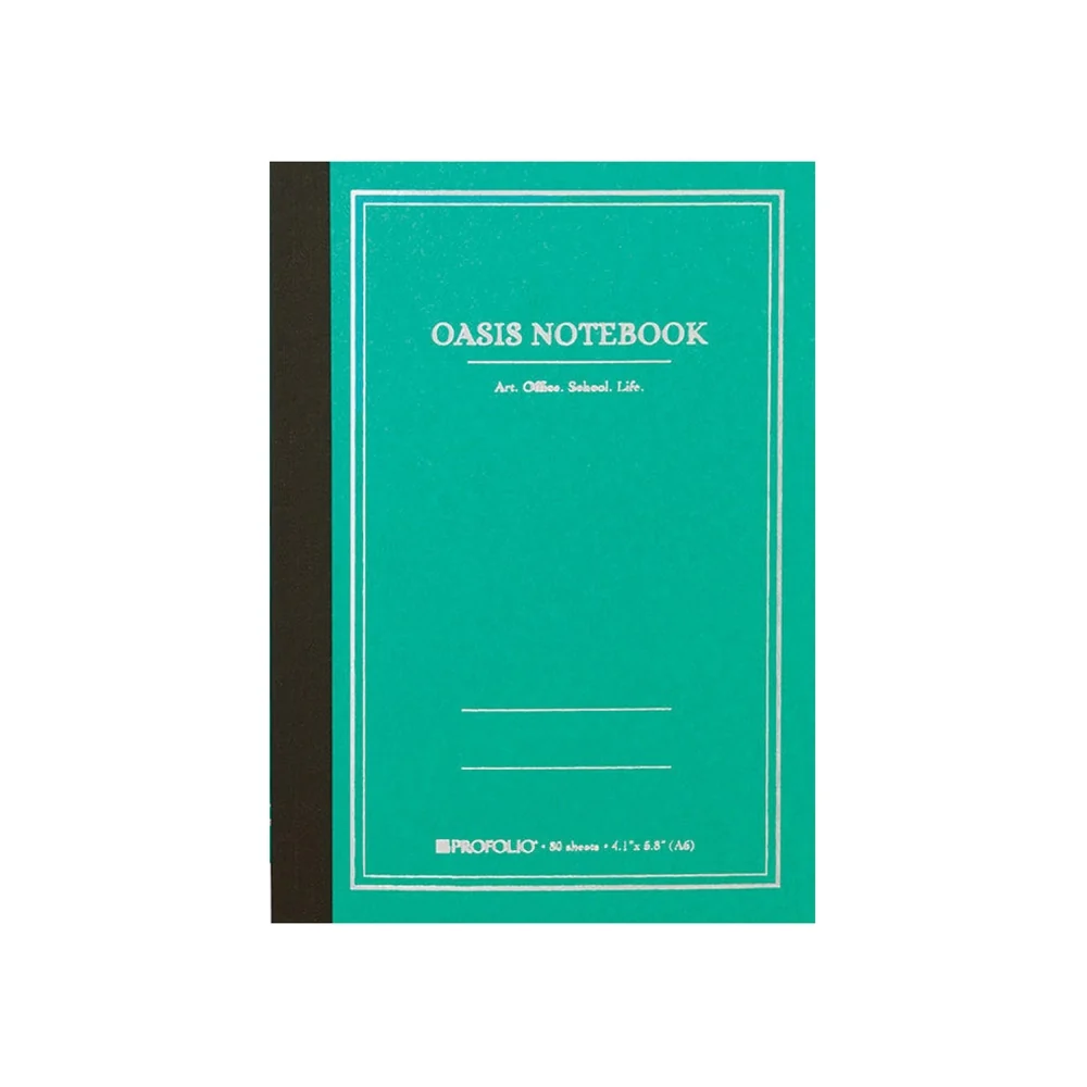 Itoya Profolio Oasis Notebook A6 - Wintergreen