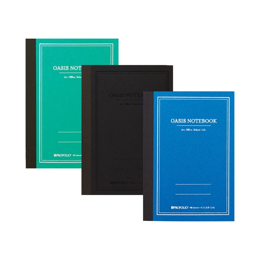 Itoya Profolio Oasis Notebook A6 - Wintergreen - Image 4