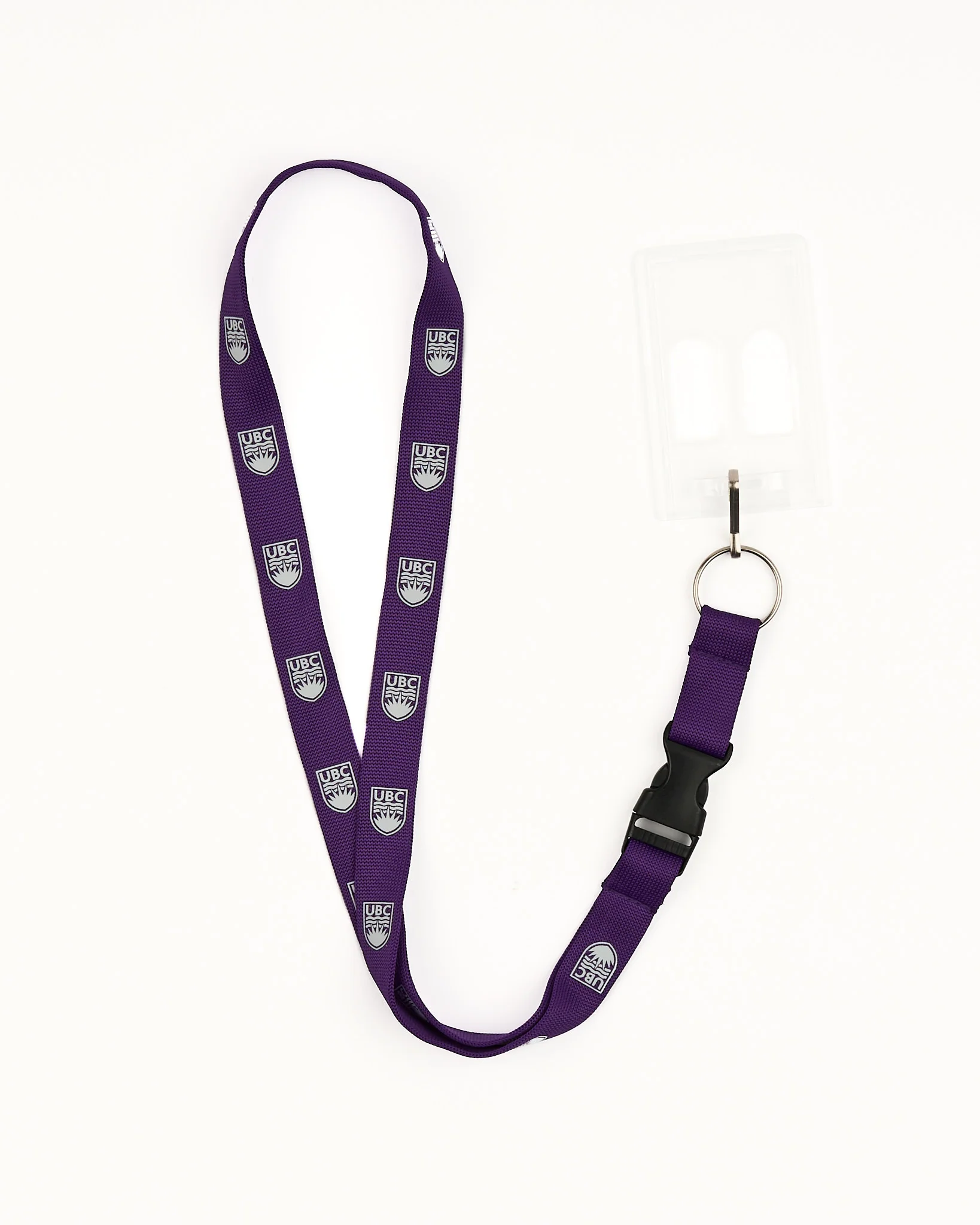 UBC Lanyard with ID Holder Purple - Image 2