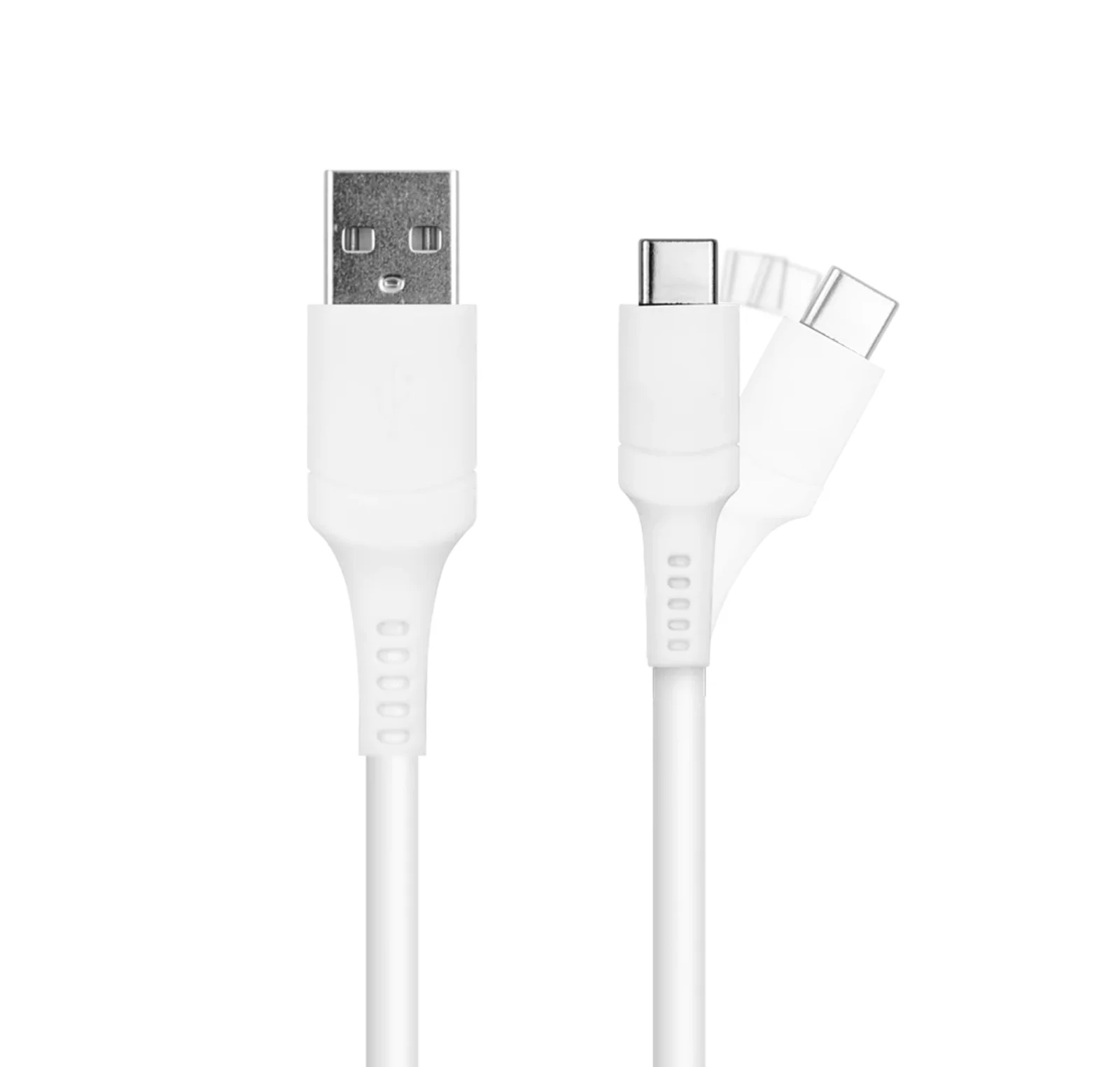 Logiix 1.2M USB-A To USB-C Sync Charge Cable - White