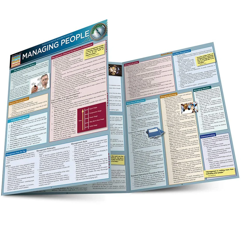 Managing People QuickStudy Laminated Reference Guide