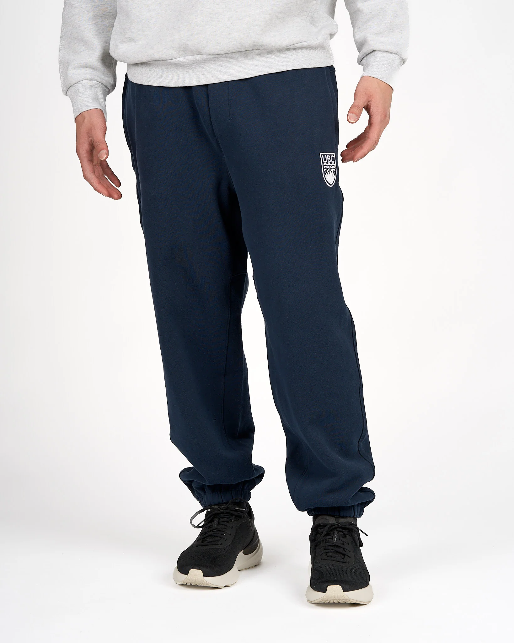 Mens Crested Steady State Classic-Fit Jogger True Navy