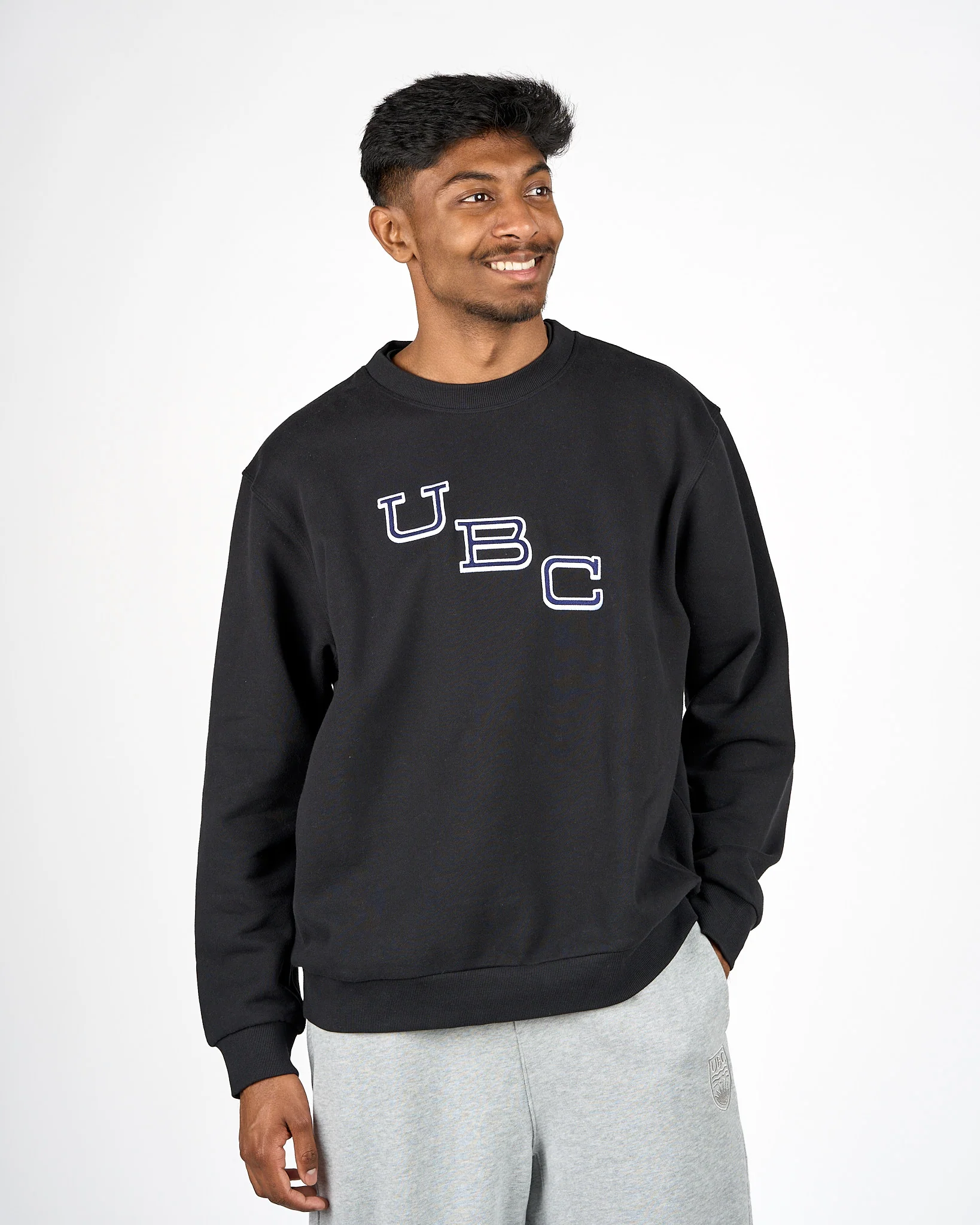 Mens UBC Steady State Crewneck - Black
