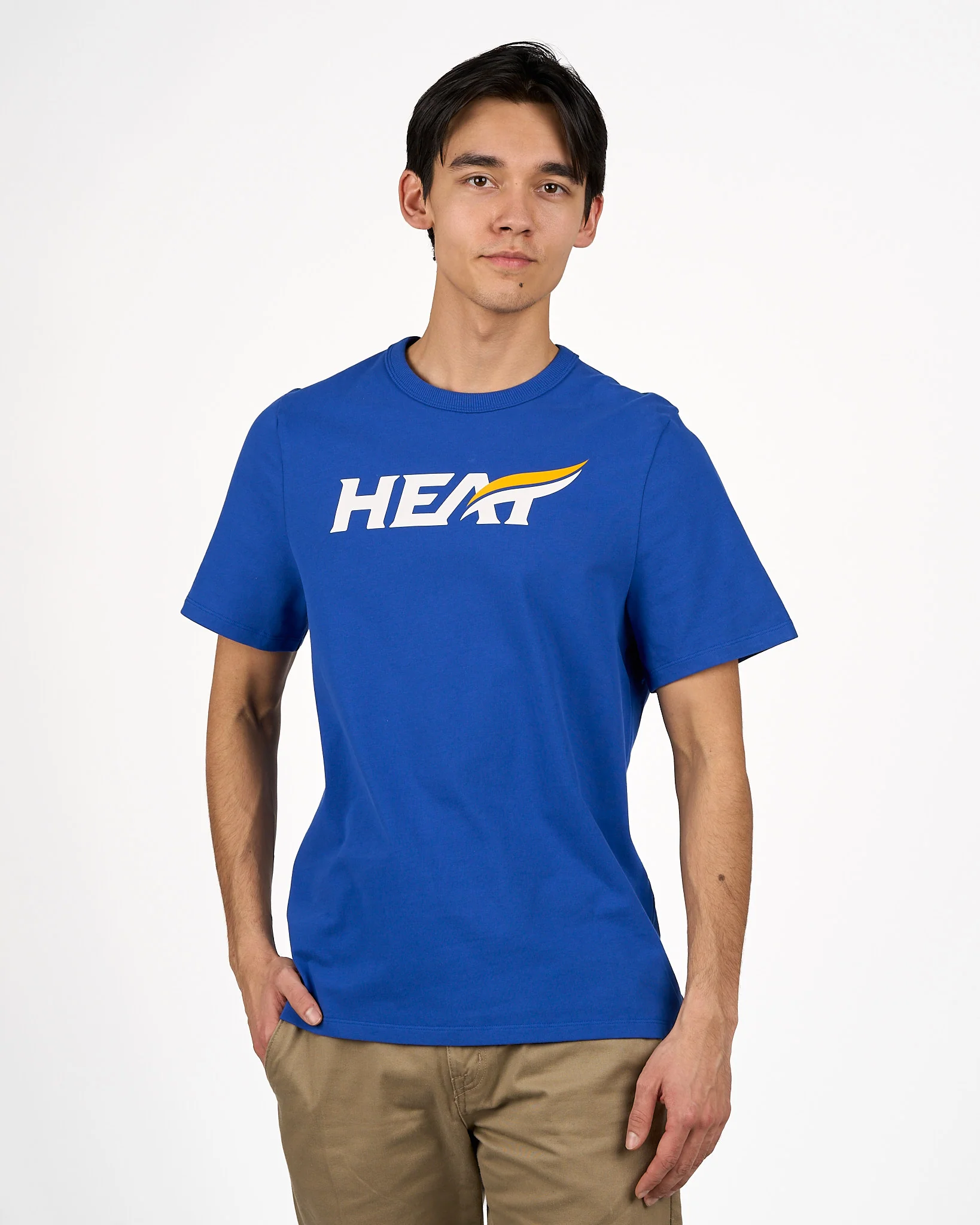 Mens UBCO Heat Heavyweight Cotton T-Shirt - Blue - Image 2