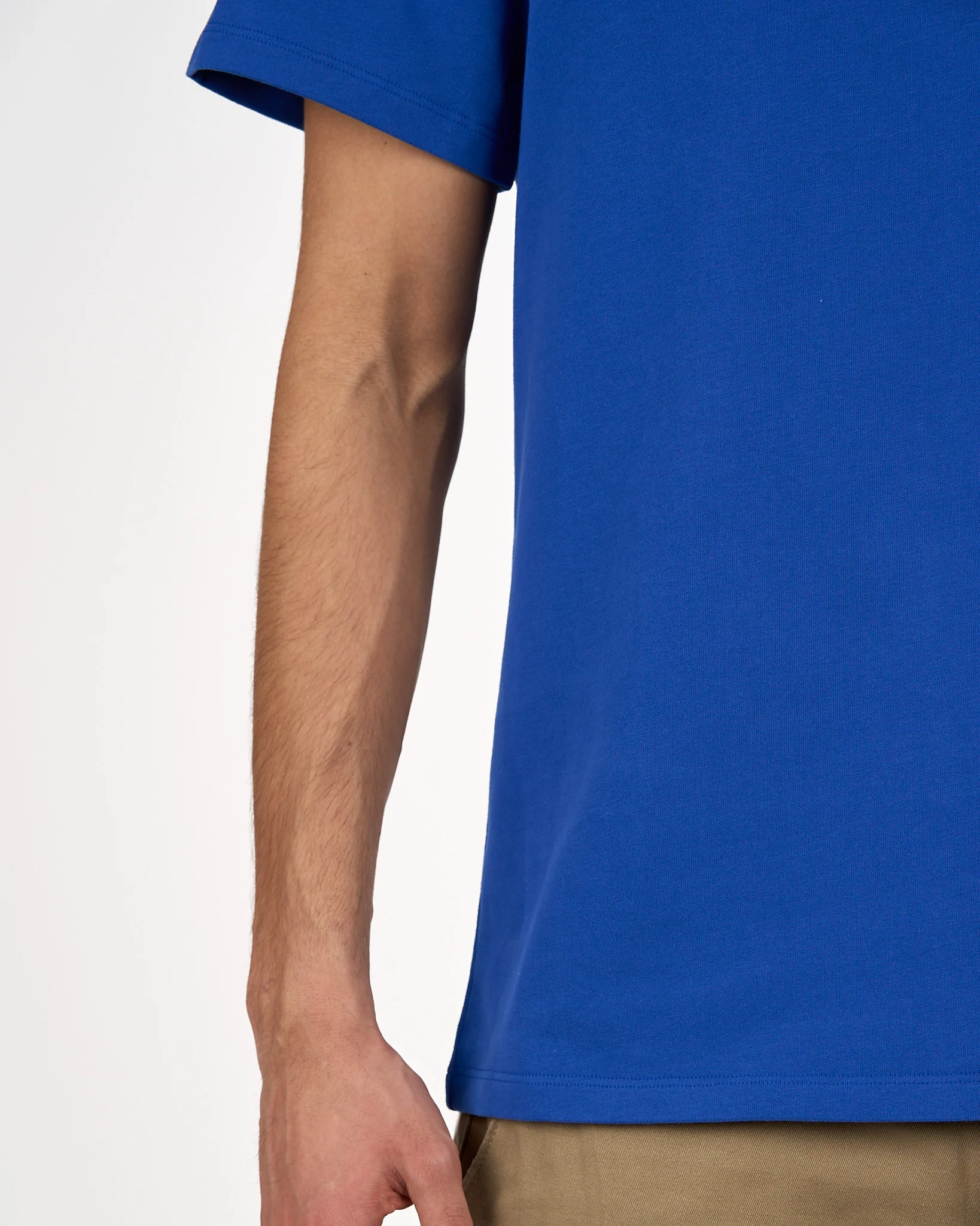 Mens UBCO Heat Heavyweight Cotton T-Shirt - Blue - Image 4