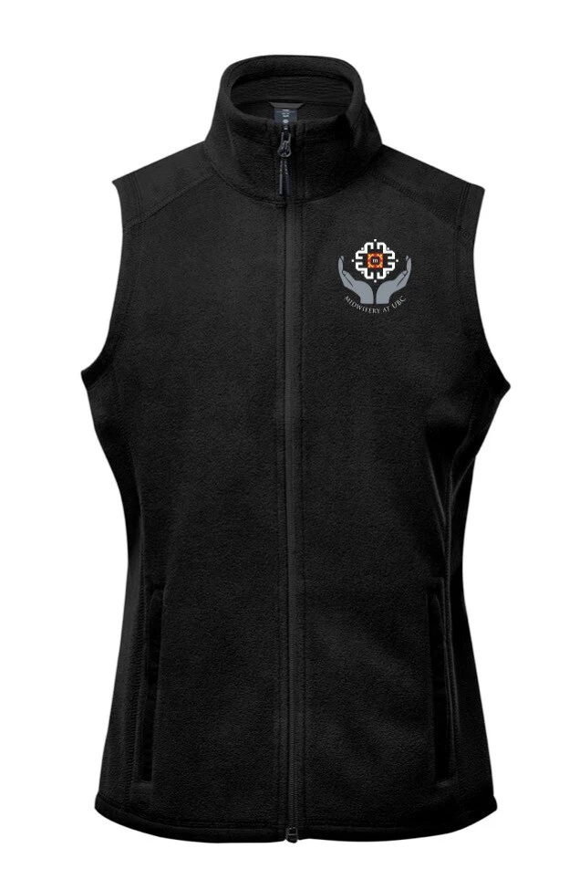 Midwifery Womens Montauk Fleece Vest - Black